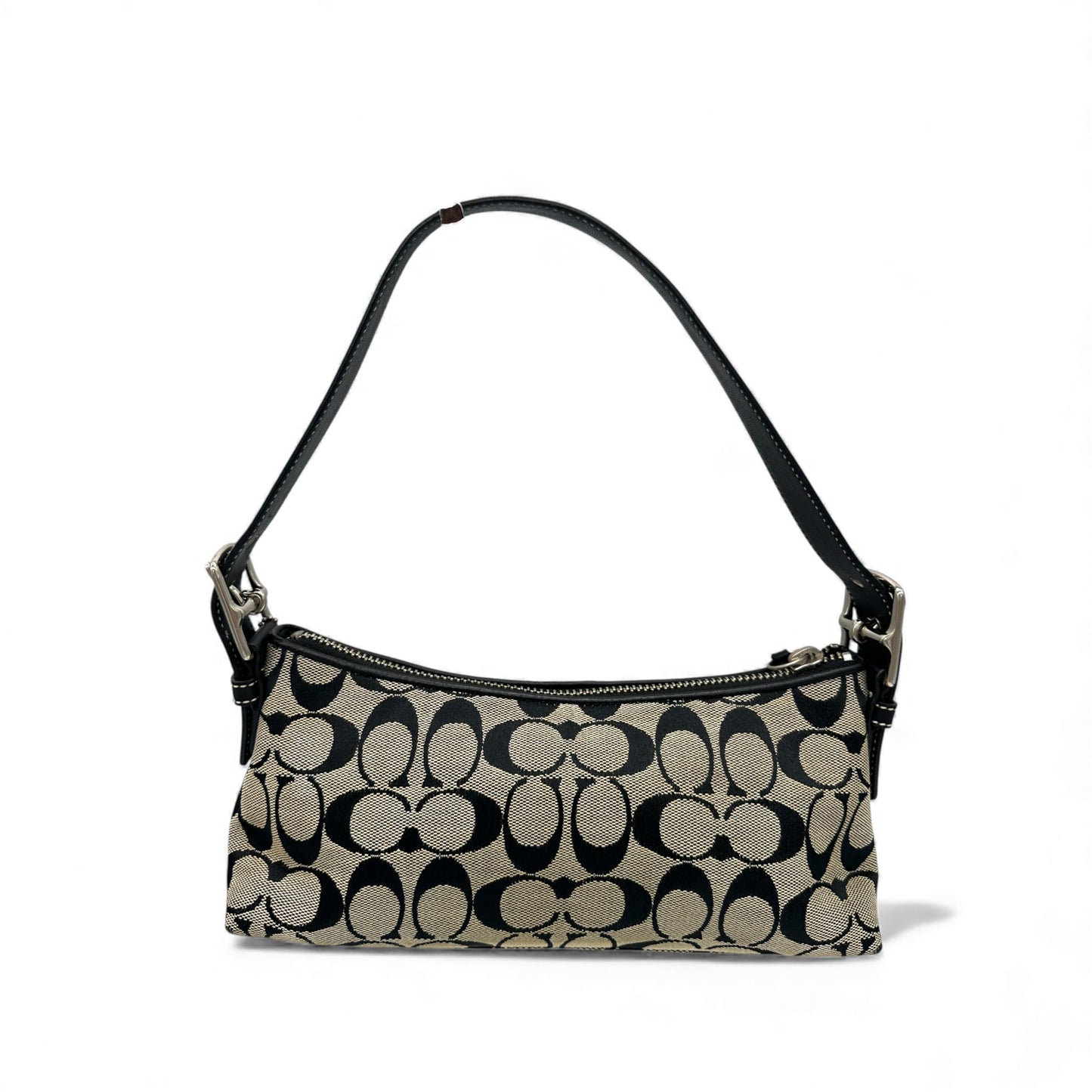 Vintage Coach 6371 East West Baguette Schultertasche