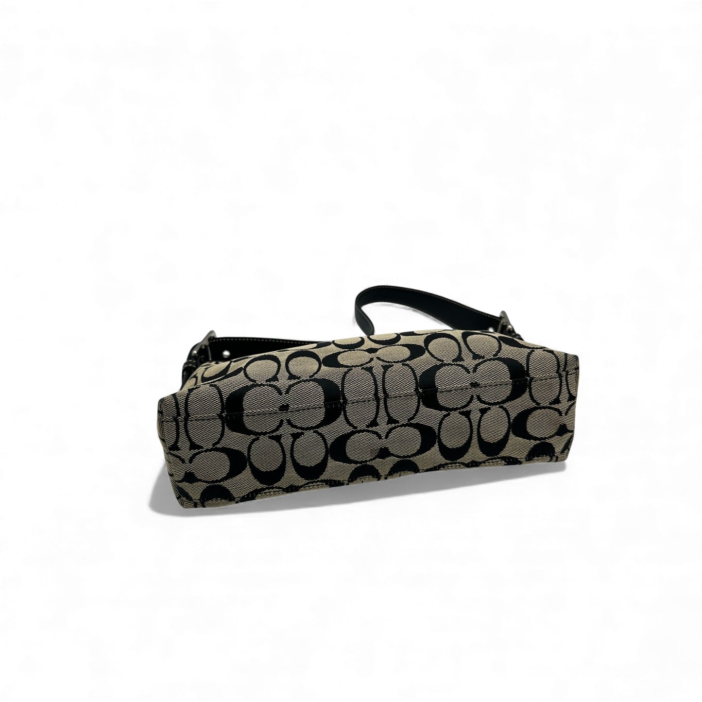 Vintage Coach 6371 East West Baguette Schultertasche