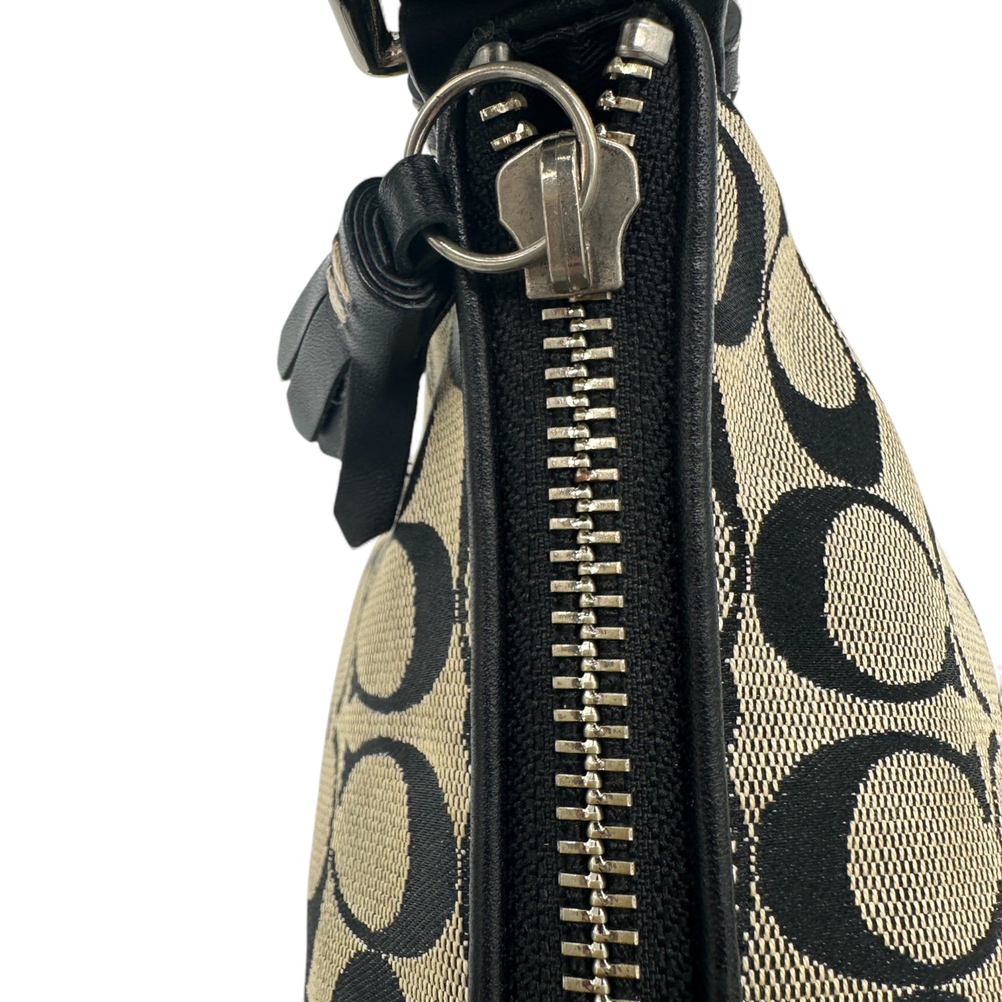 Vintage Coach 6371 East West Baguette Schultertasche