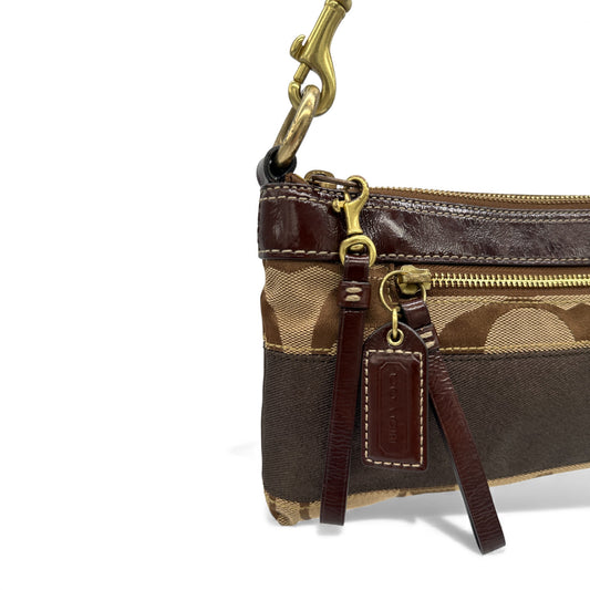 Vintage Coach 10120 Signature Monogram Shoulder Bag