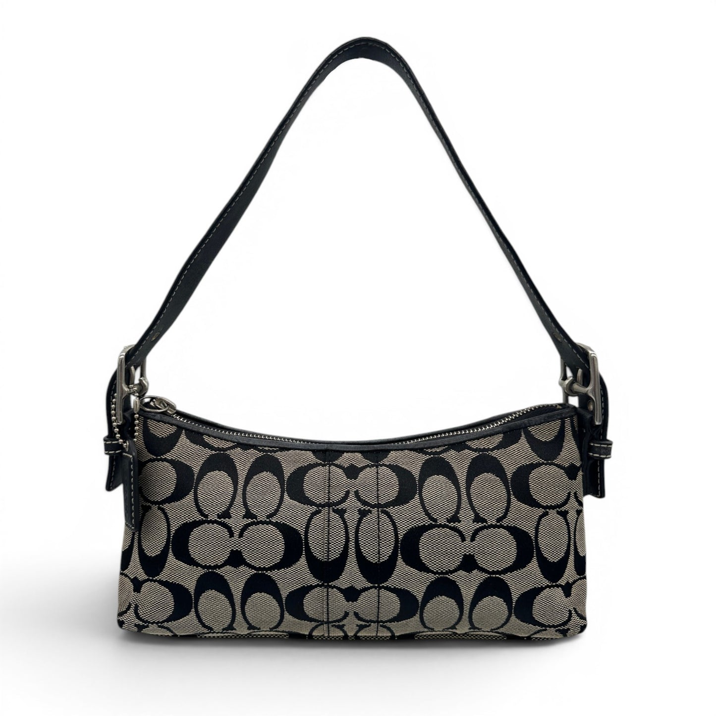 Vintage Coach 6371 East West Baguette Schultertasche
