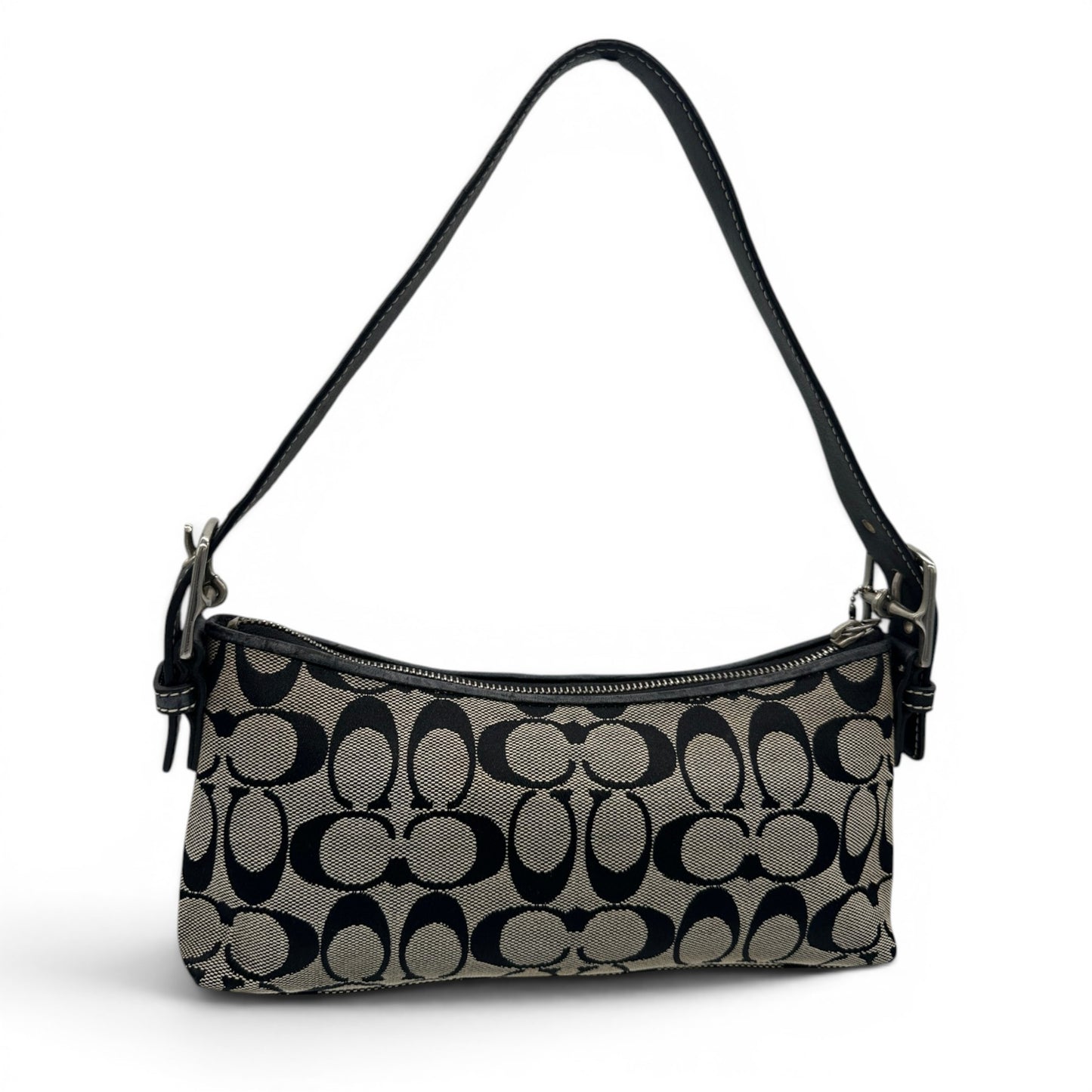 Vintage Coach 6371 East West Baguette Schultertasche
