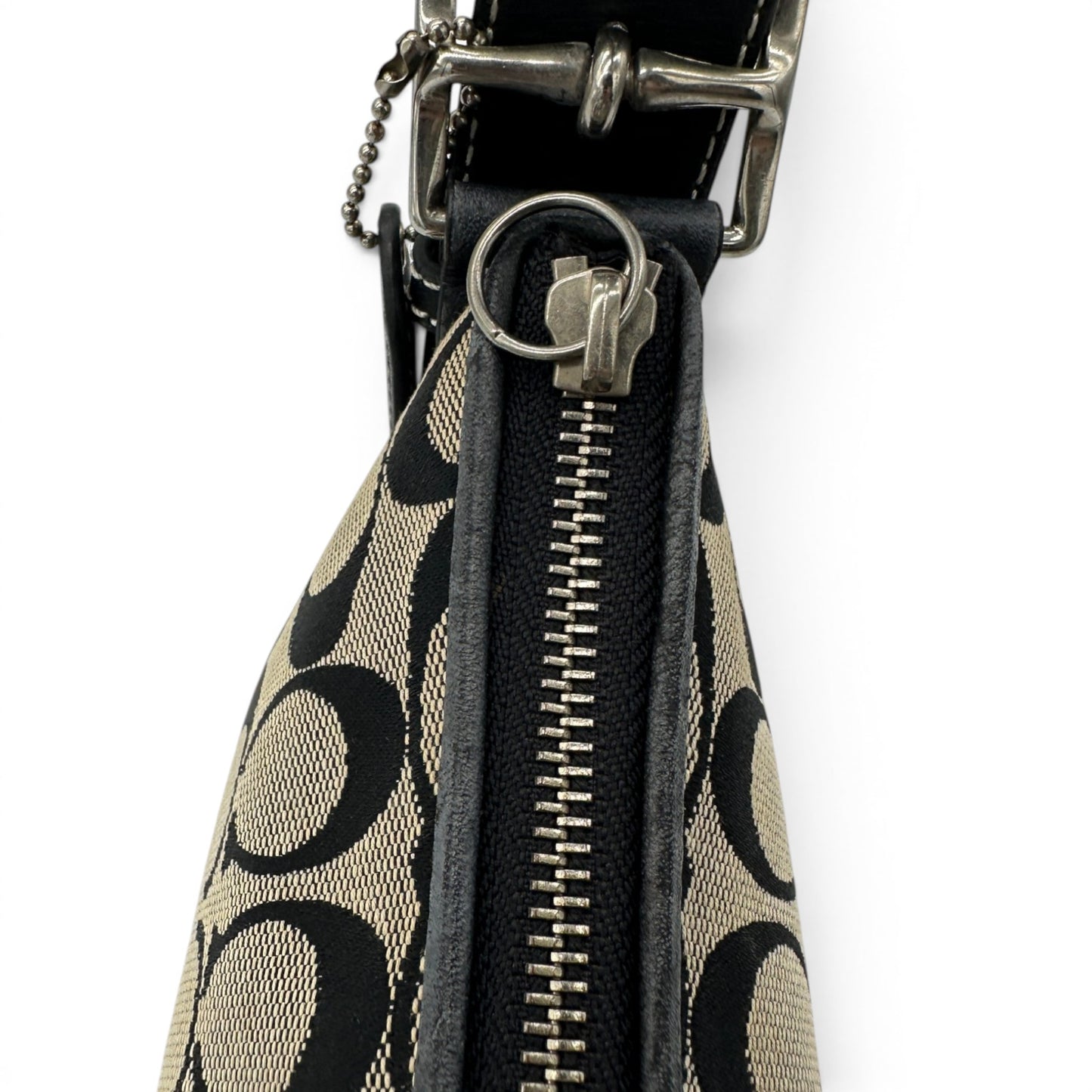 Vintage Coach 6371 East West Baguette Schultertasche