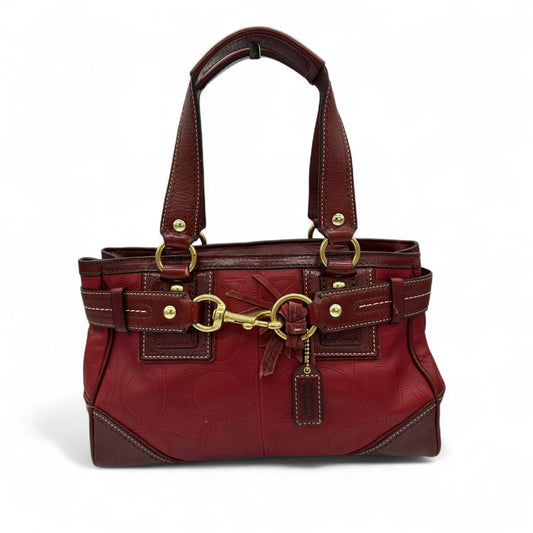 Vintage Coach F10226 Hamptons Clip Handbag