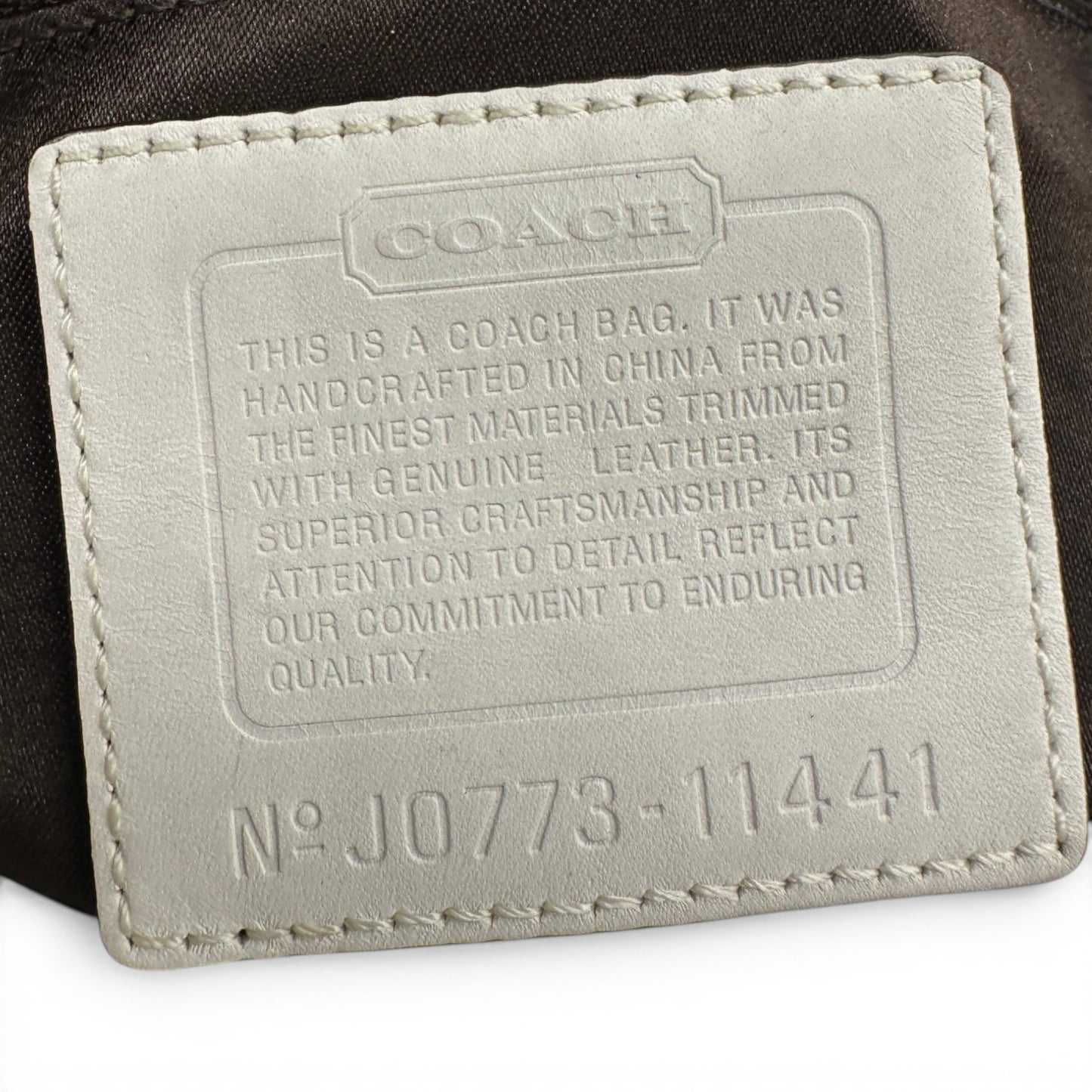 Vintage Coach 11441 Bleecker Schultertasche