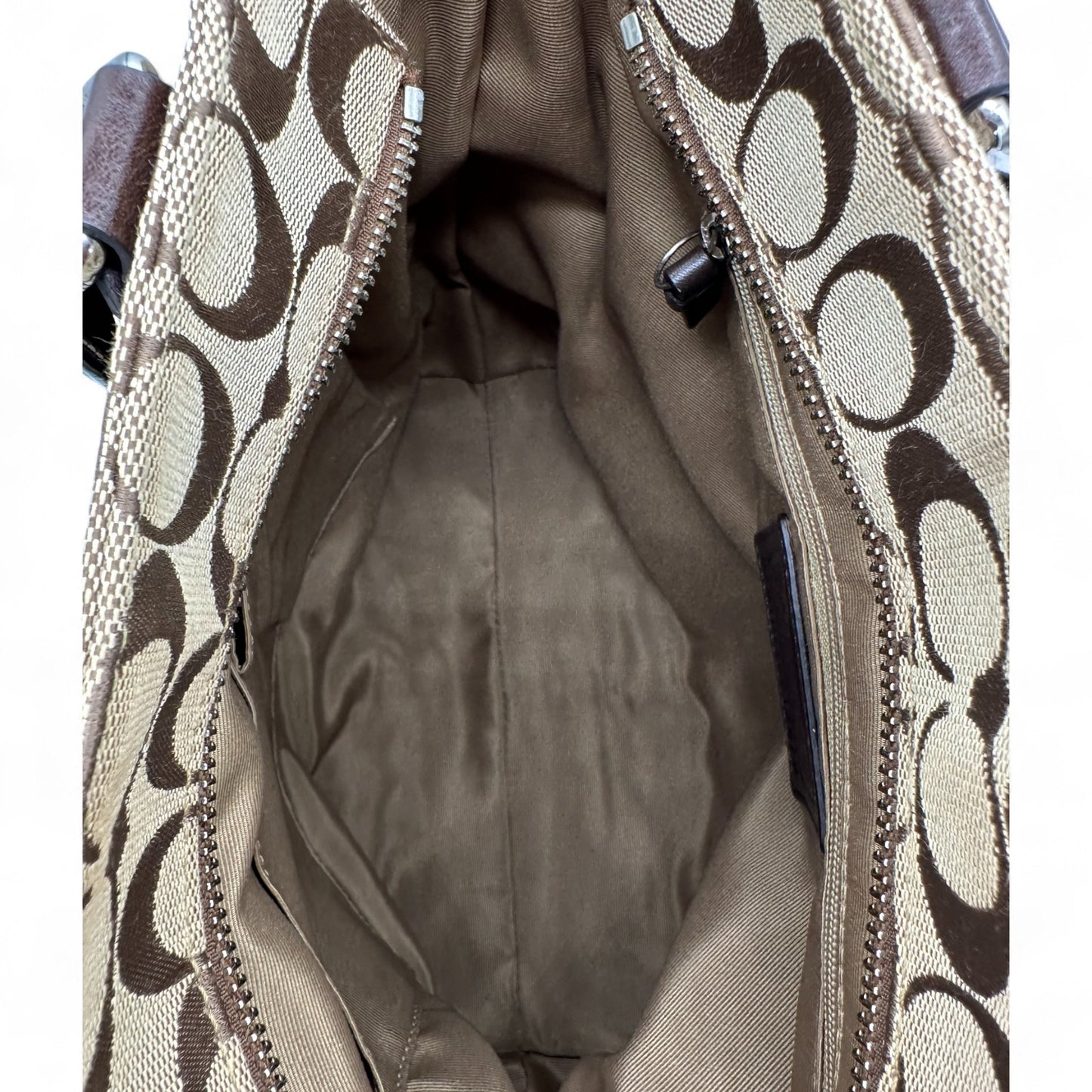 Vintage Coach F13973 Turnlock Tote Shoulder Bag