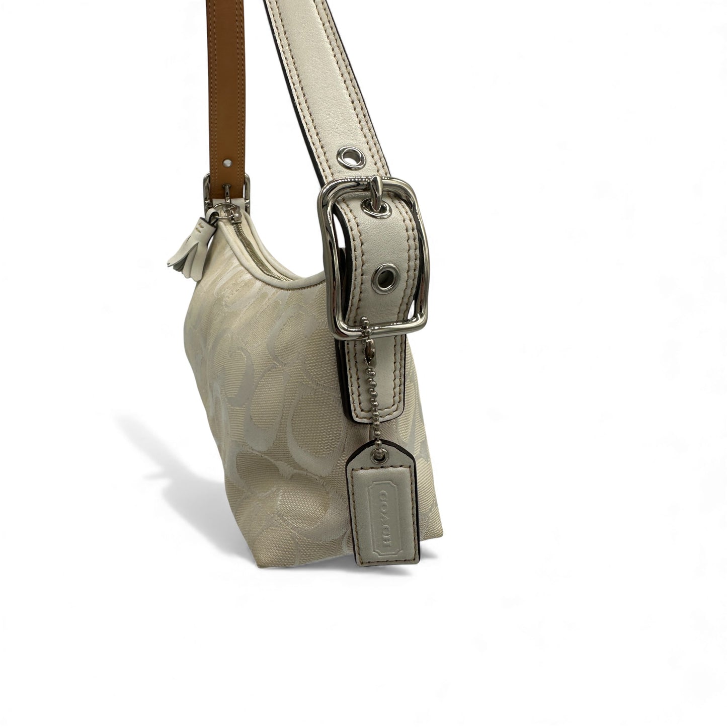 Vintage Coach 8K01 East West Baguette Shoulder Bag