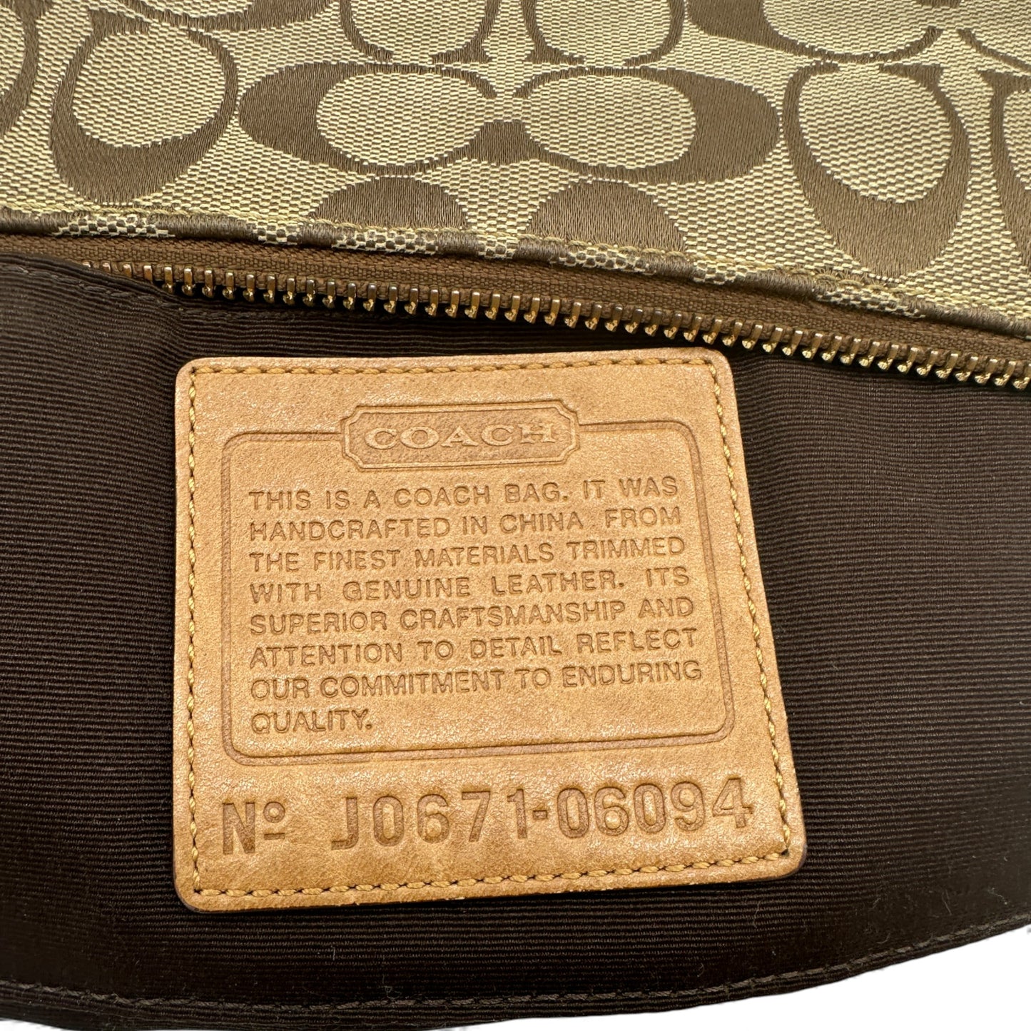 Vintage Coach 06094 Demi Shoulder Bag
