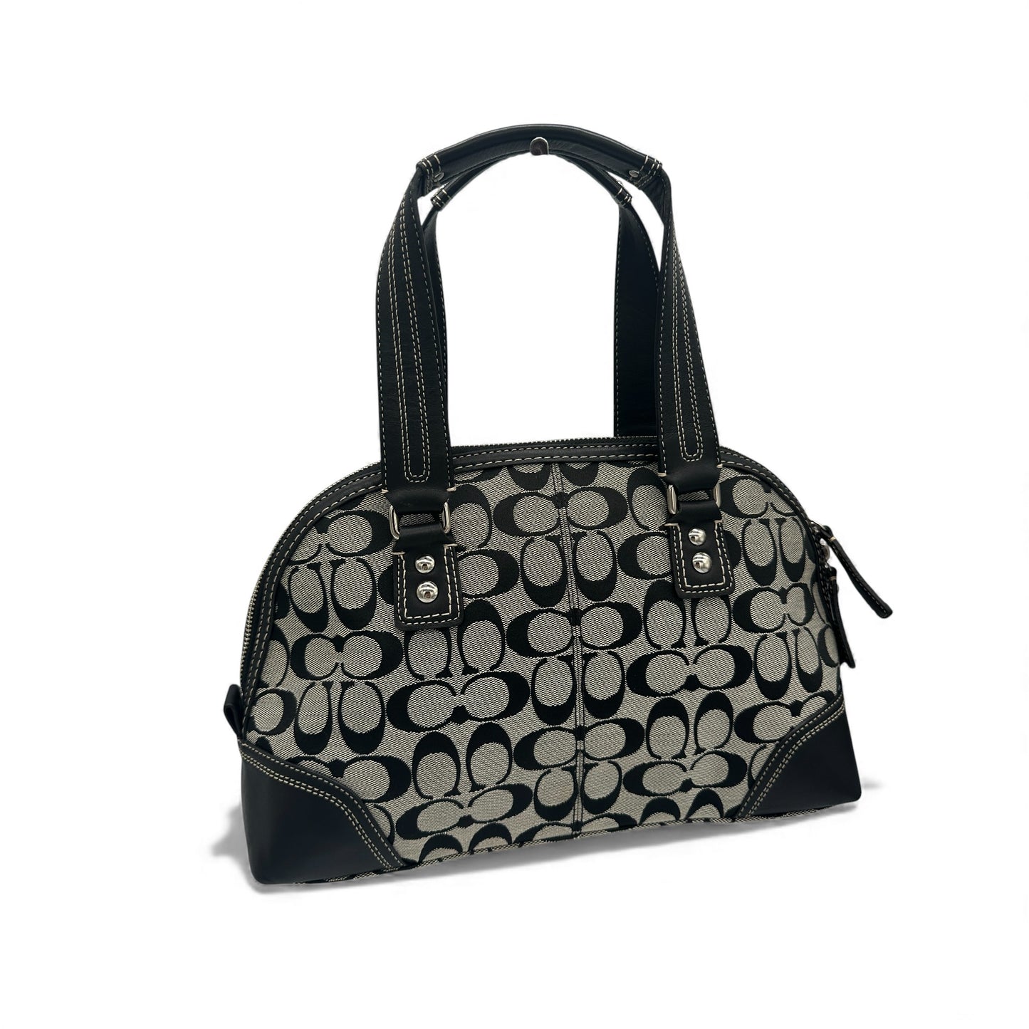 Vintage Coach F13977 Miranda Turnlock Handbag