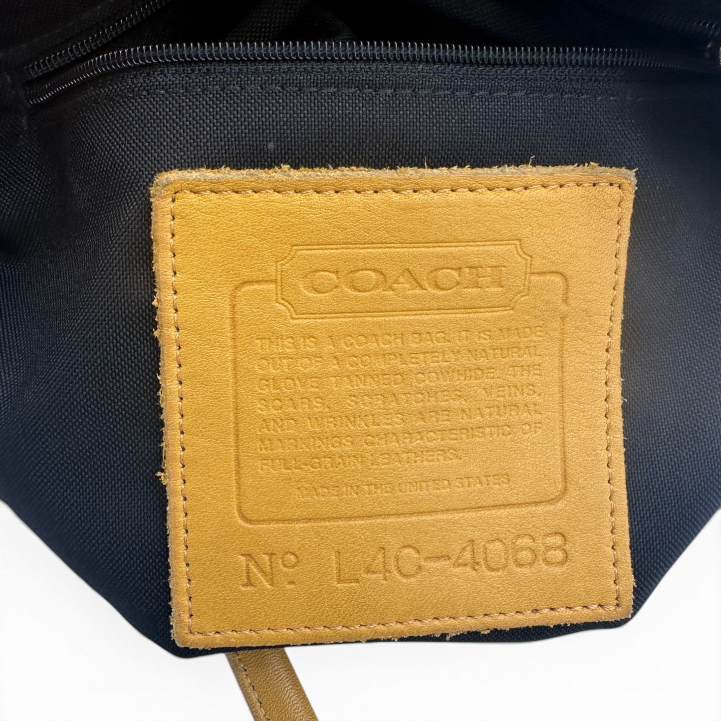 Vintage Coach 4068 Mini Tote Shoulder Bag