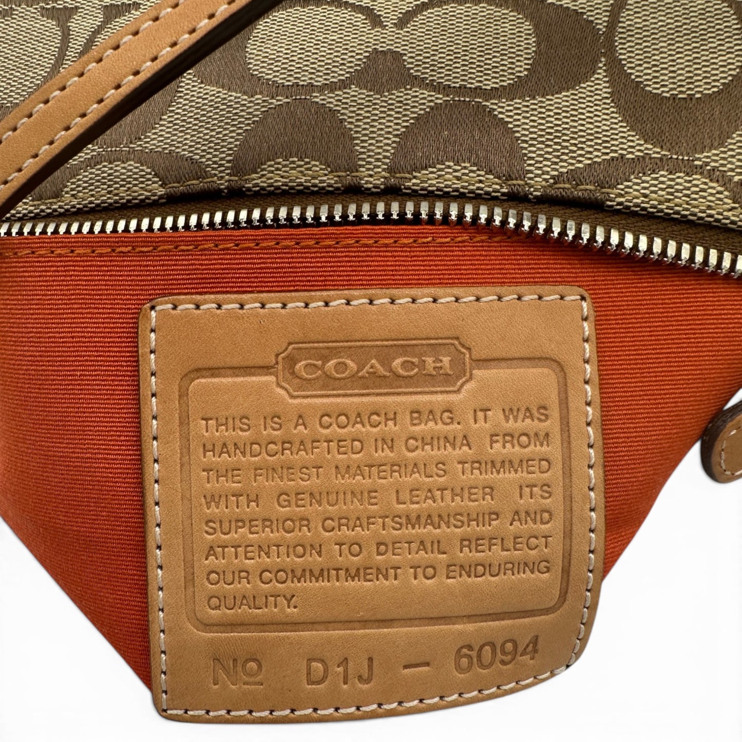 Vintage Coach 6094 Demi Mini Schultertasche