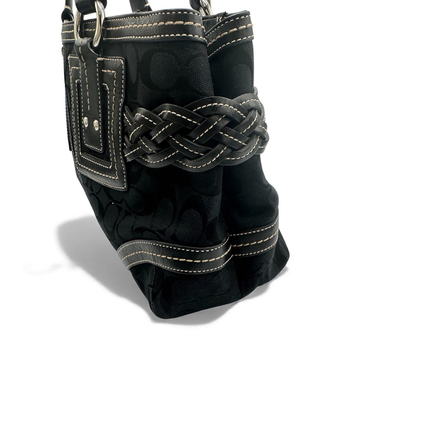 Vintage Coach 5089 Soho Schultertasche mit Schnalle