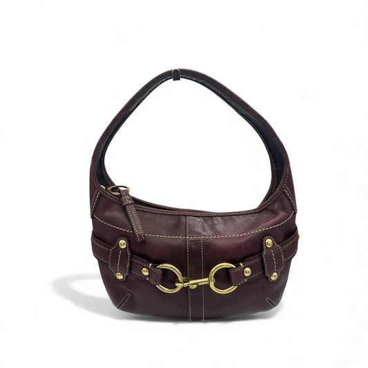 Vintage Coach 11260 Leather Horsebit Buckle Ergo Shoulder Bag