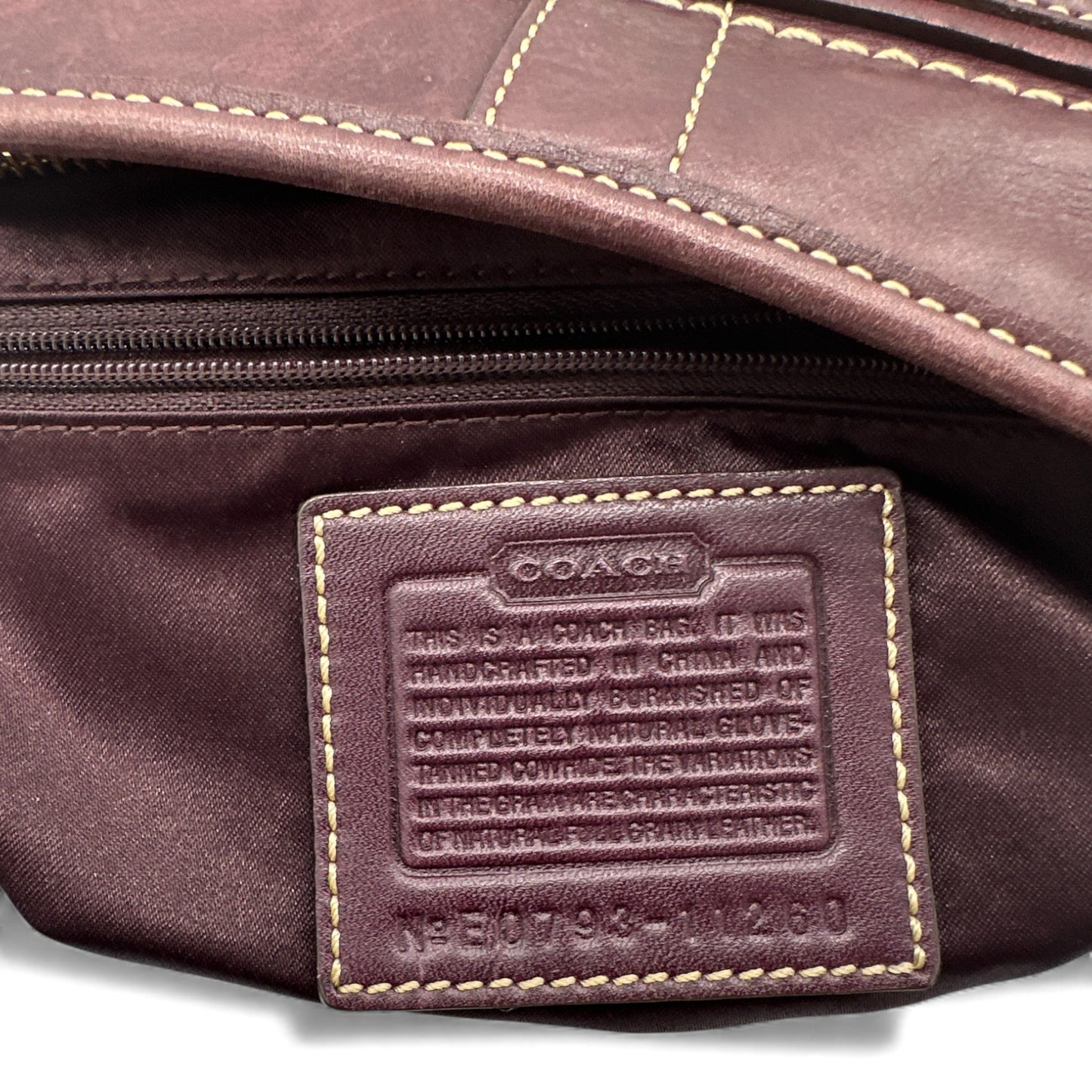 Vintage Coach 11260 Leather Horsebit Buckle Ergo Shoulder Bag