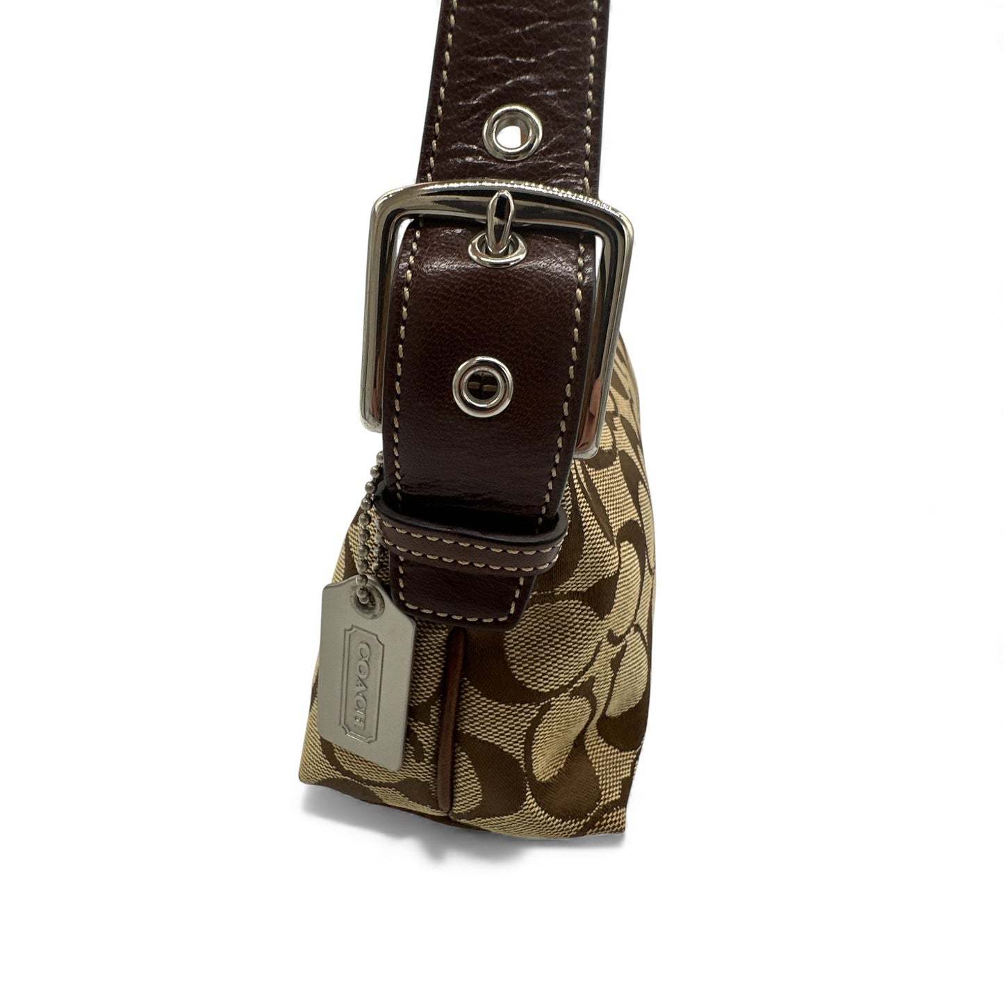 Sac bandoulière vintage Coach 7039 East West Baguette