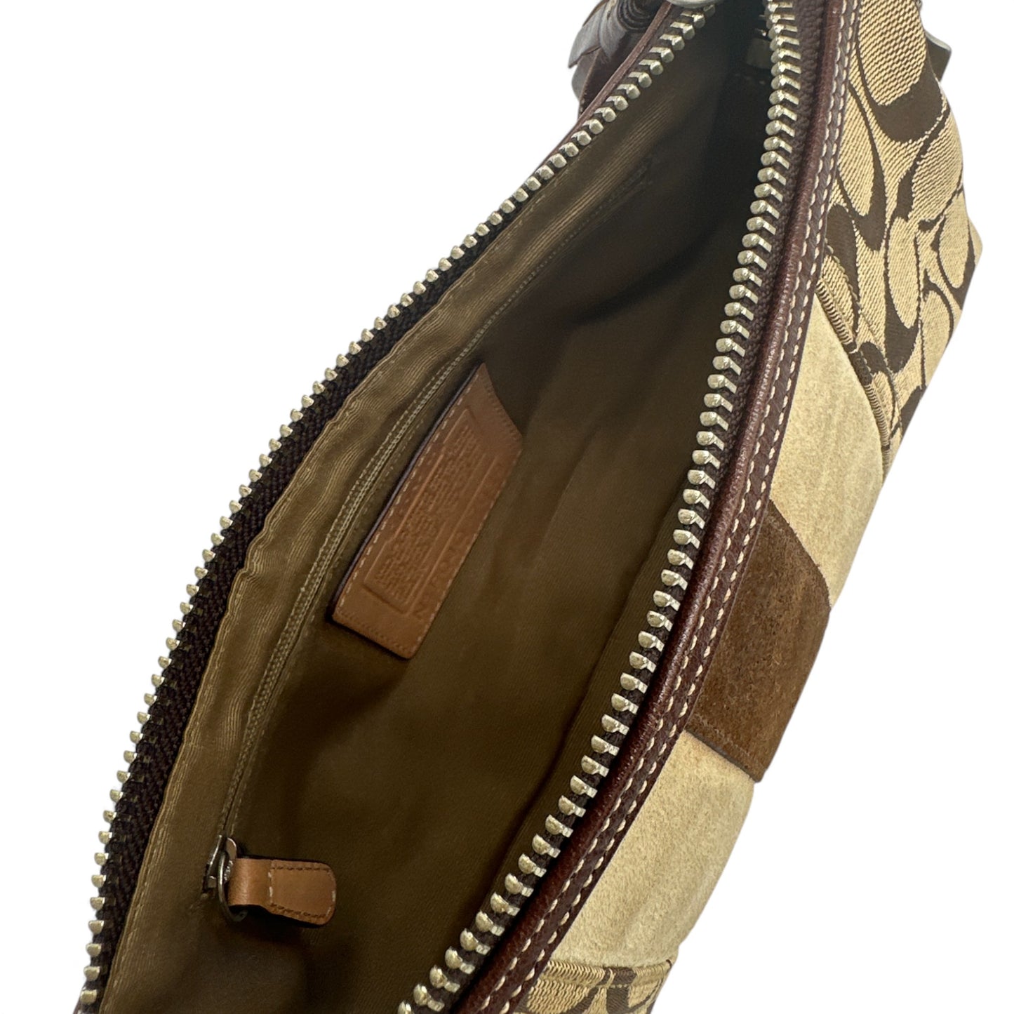 Sac bandoulière vintage Coach 7039 East West Baguette