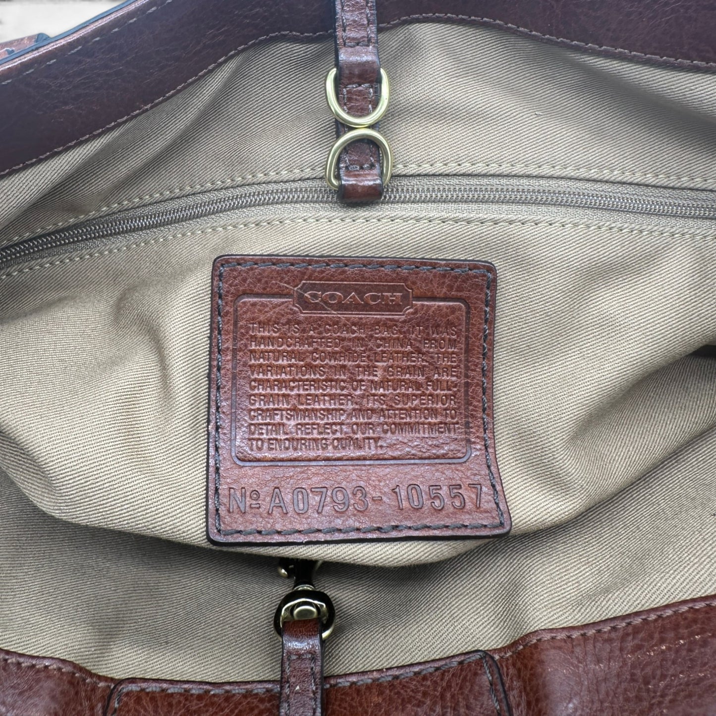 Sac à main vintage Coach 10557 Hampton Clip