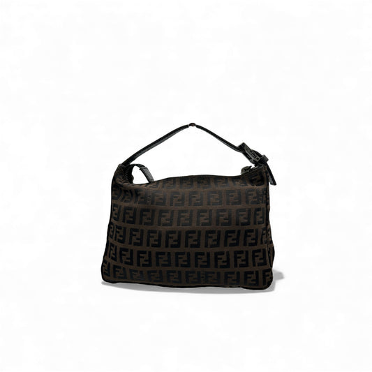 Vintage Fendi Zucchino Pouch Handbag