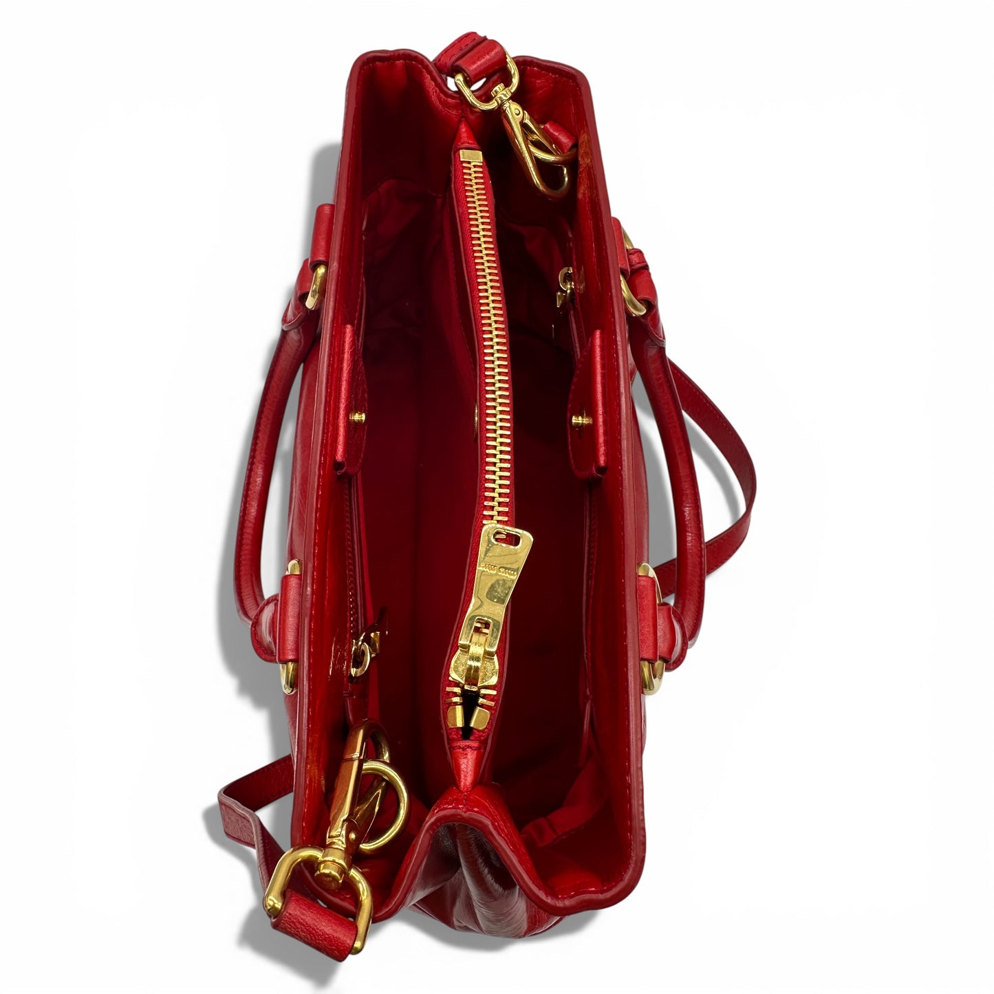 Vintage Miu Miu Vitello Shine 2-Way Handbag