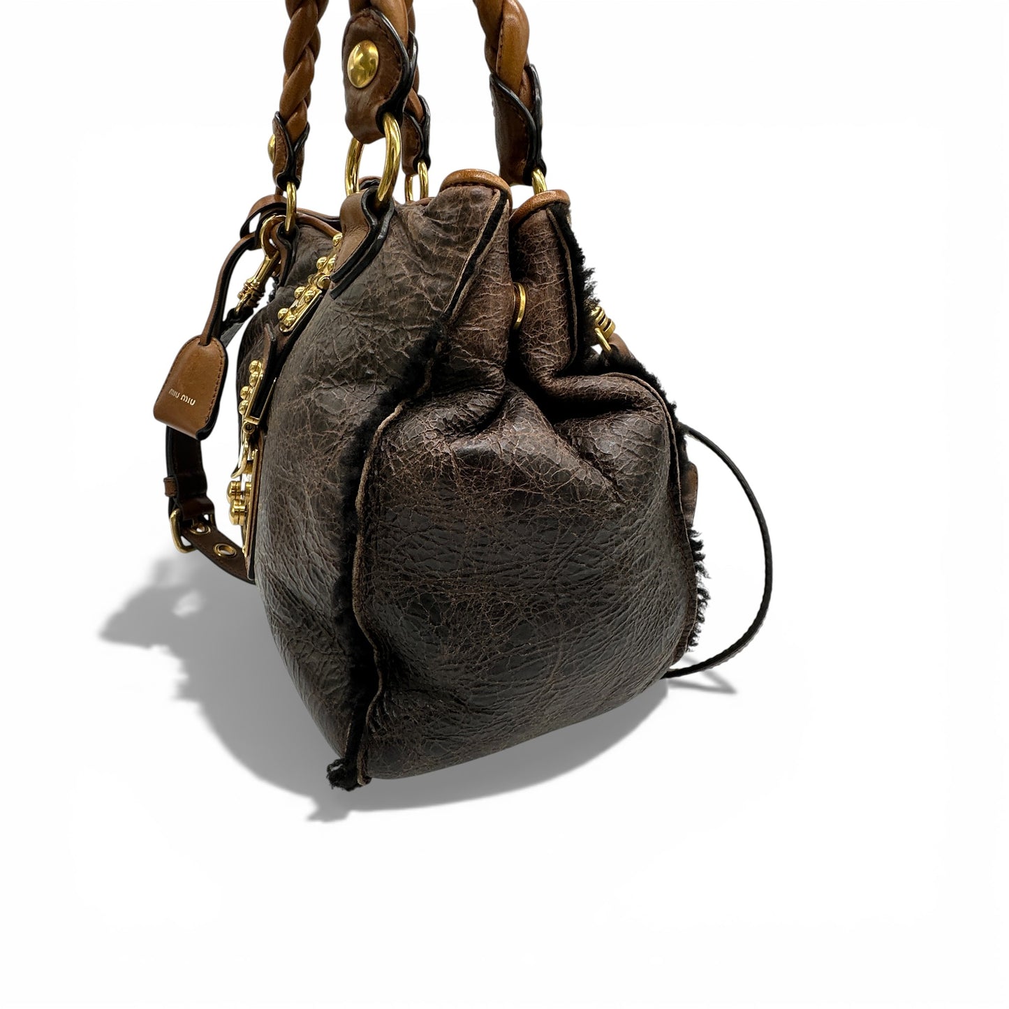 Miu Miu 2-Way Nappa Handbag