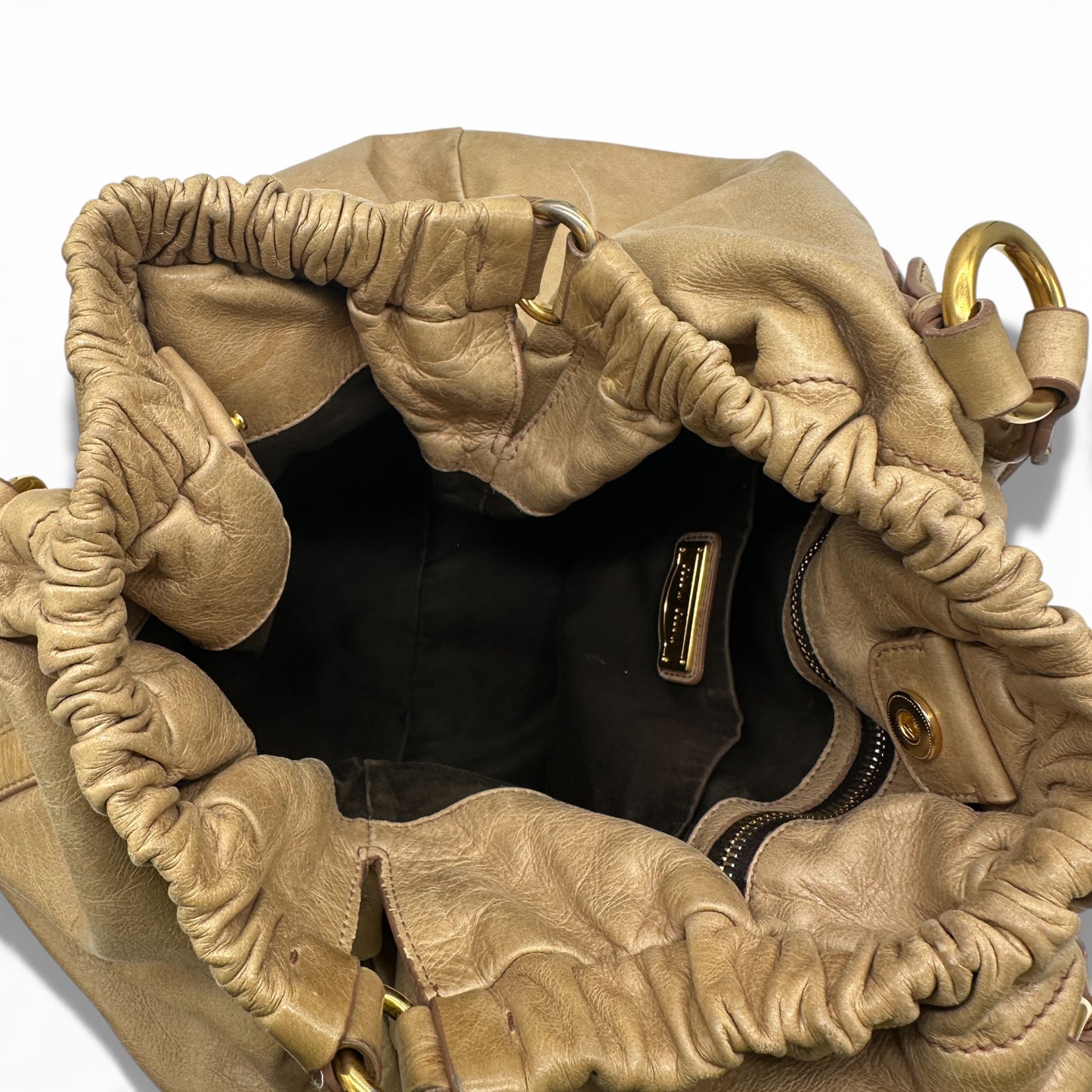 Sac à main vintage Miu Miu Vitello Shine 2 en 1