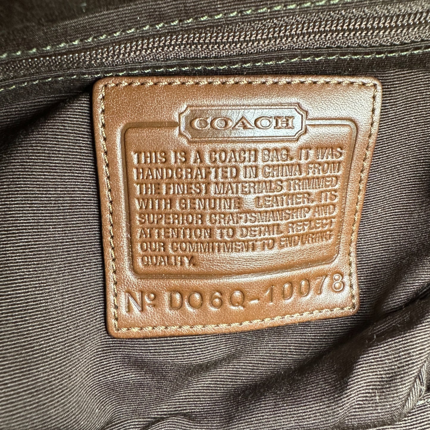 Vintage Coach 10078 Soho Mini Boston Schultertasche