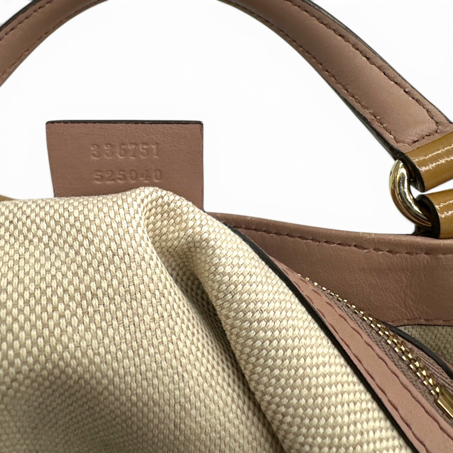 Gucci Patent Soho Small Tote Handbag