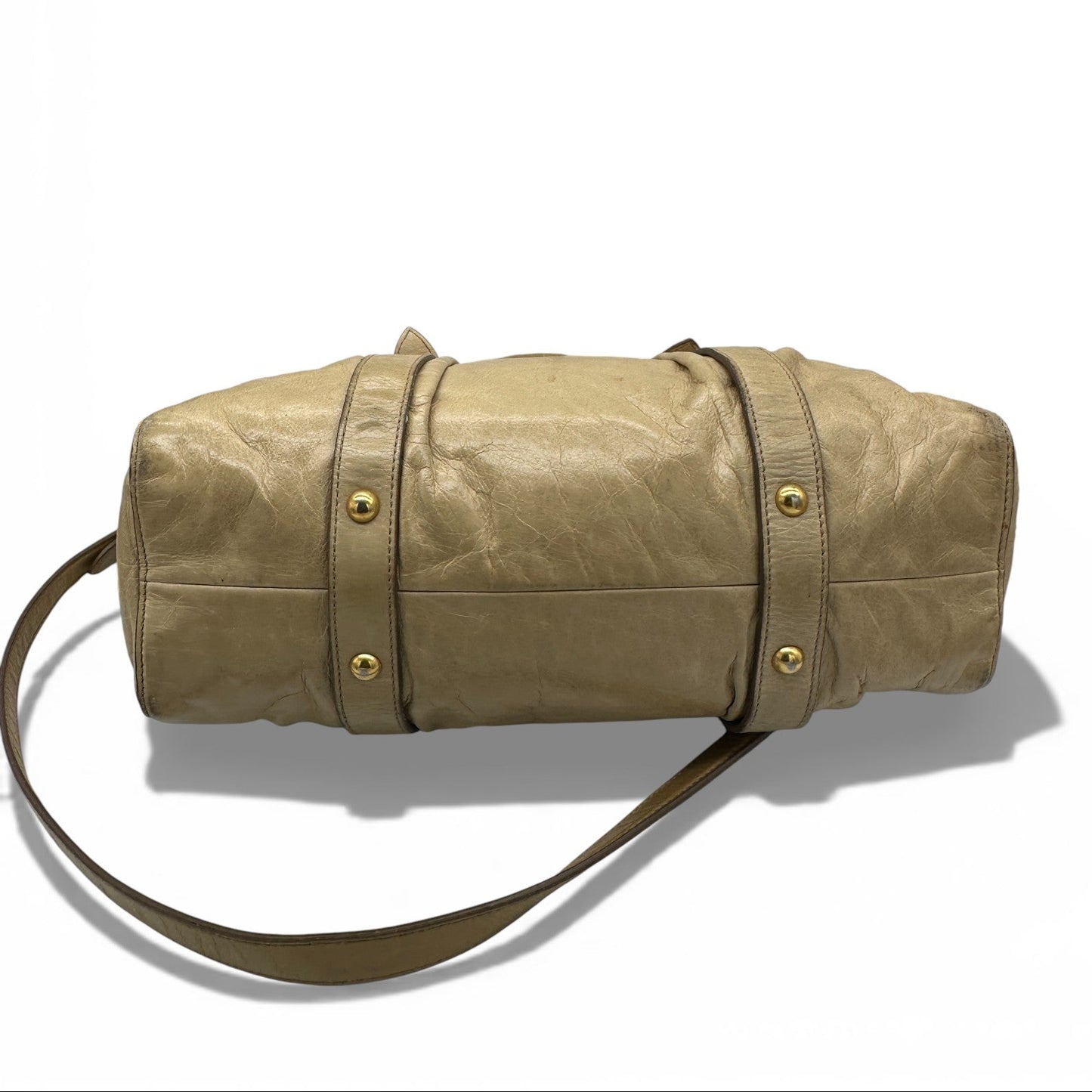 Vintage Miu Miu Vitello Lux 2-Way Handbag