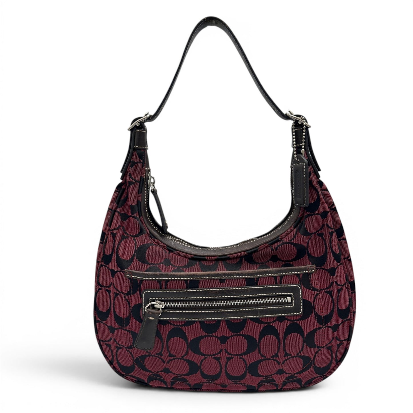 Vintage Coach 6045 Half Moon Shaped Shoulder Bag