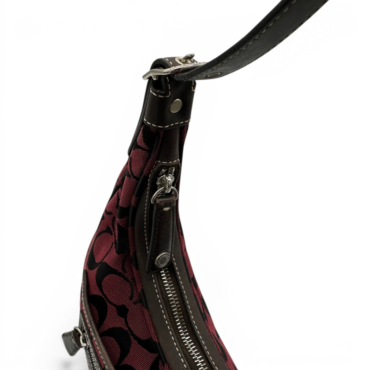 Vintage Coach 6045 Half Moon Shaped Shoulder Bag