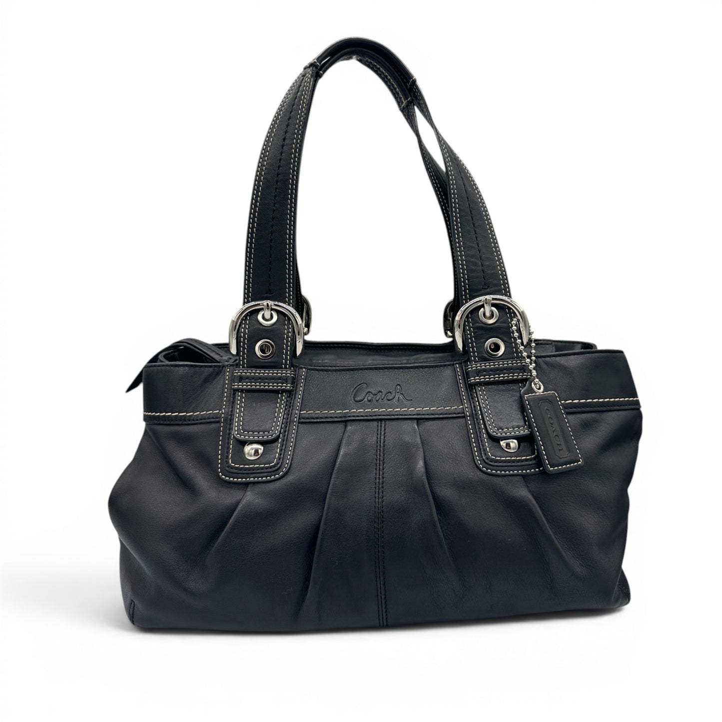 Vintage Coach F13732 Soho Leather Shoulder Bag