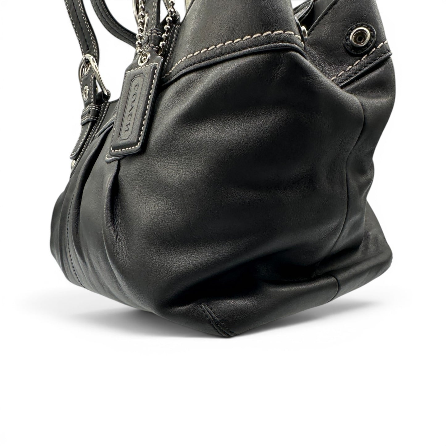 Vintage Coach F13732 Soho Leather Shoulder Bag