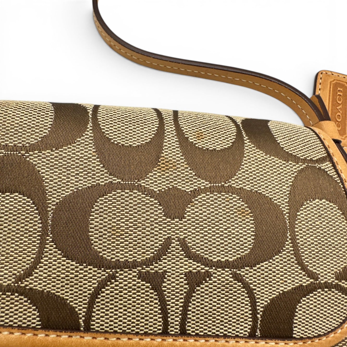 Vintage Coach 6348 Hampton Clip Shoulder Bag