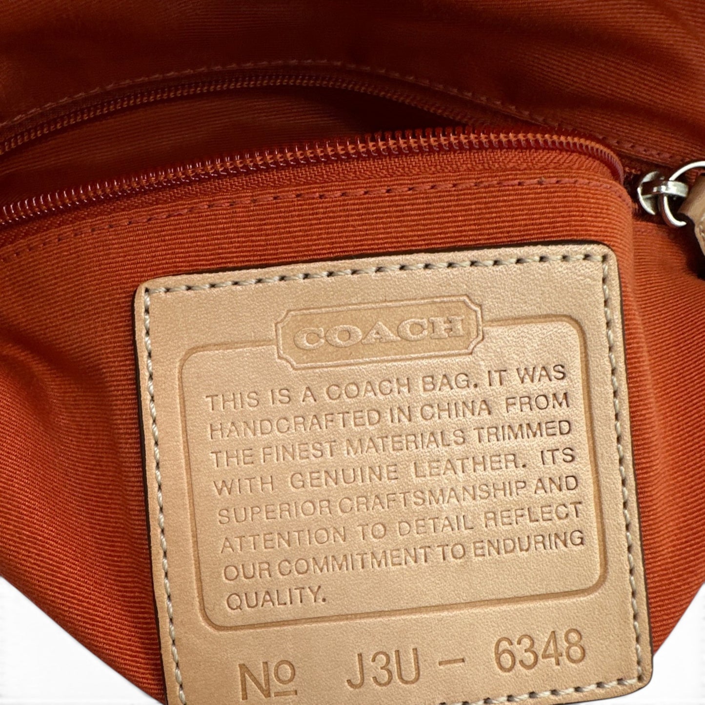 Vintage Coach 6348 Hampton Clip Shoulder Bag