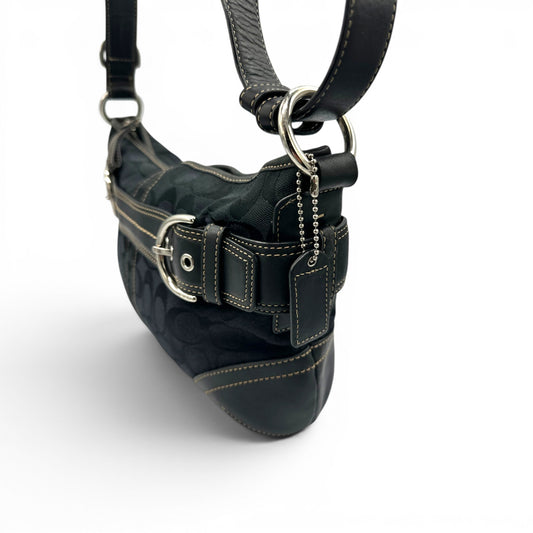 Sac bandoulière vintage Coach F07077 Soho