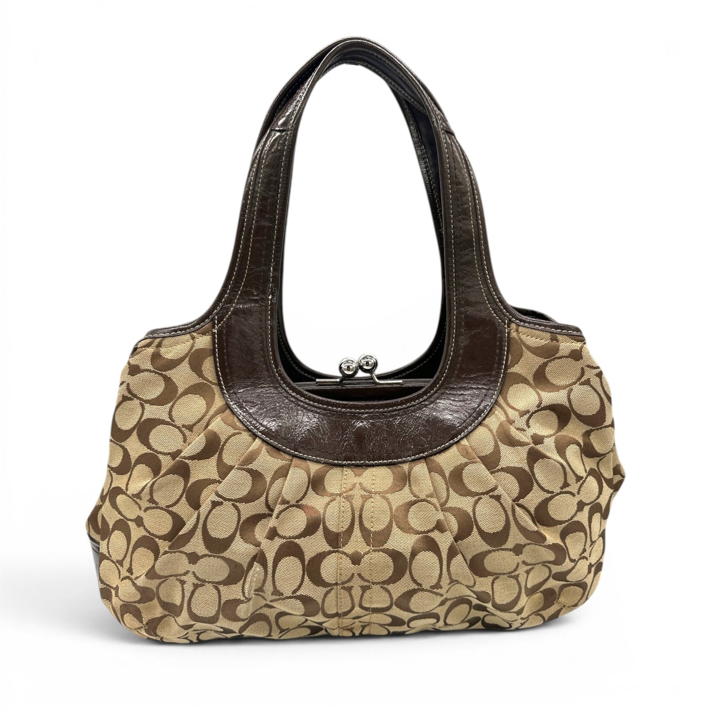 Sac bandoulière vintage Coach 12232 plissé Ergo