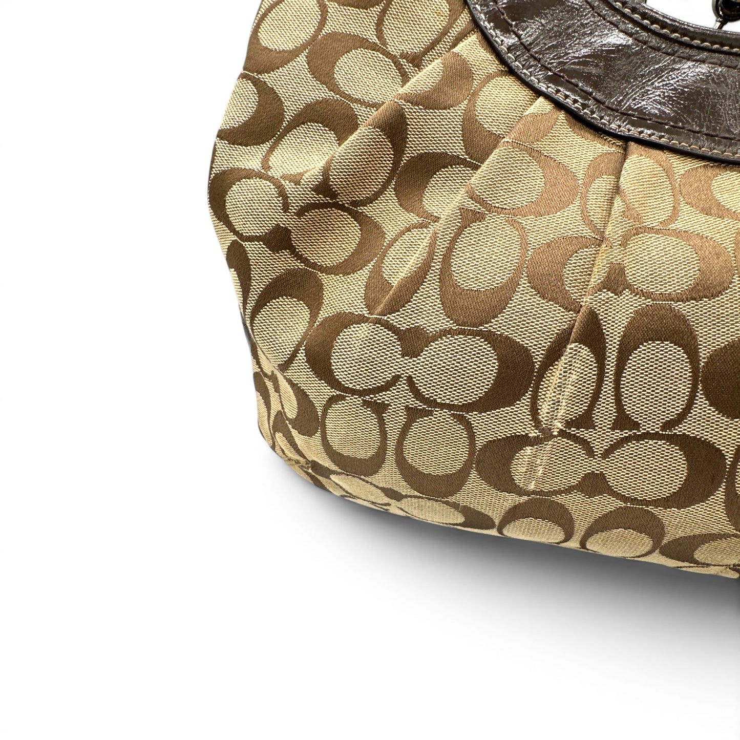 Sac bandoulière vintage Coach 12232 plissé Ergo
