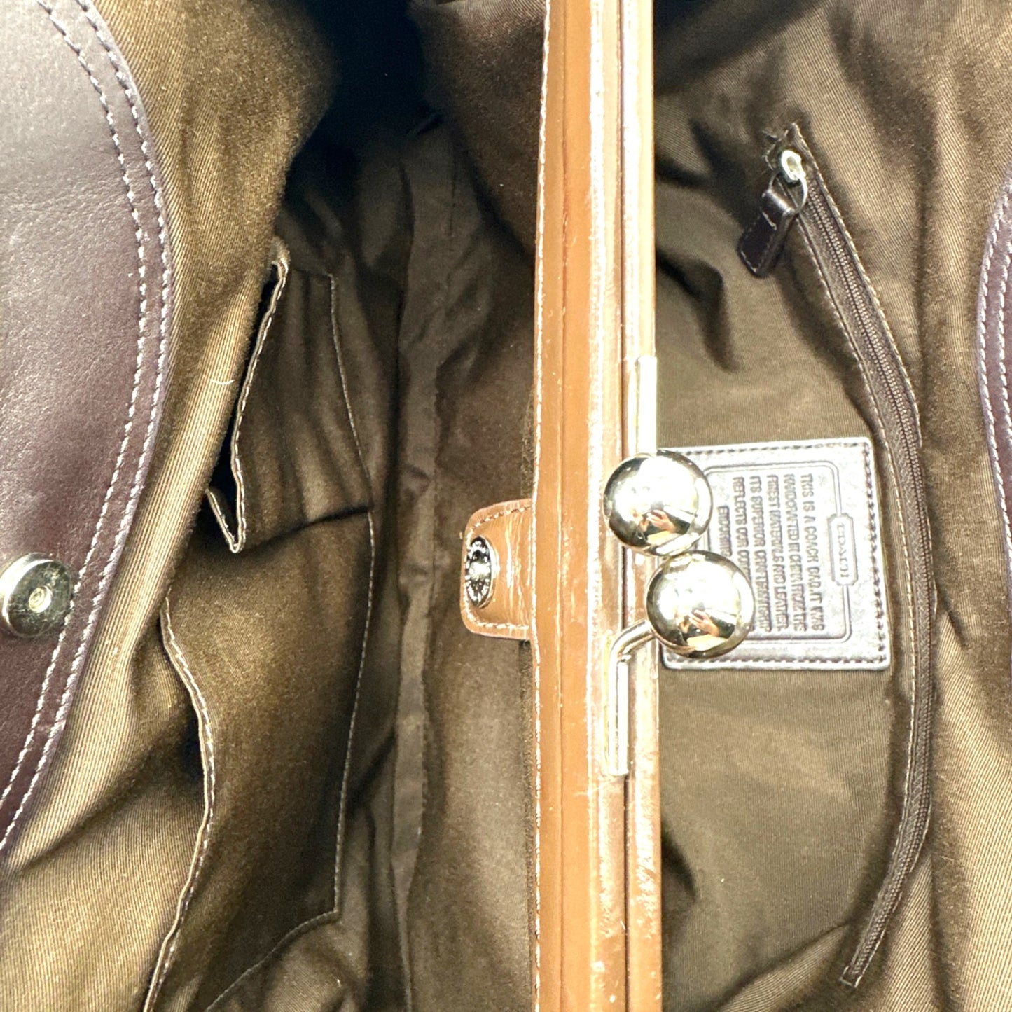 Sac bandoulière vintage Coach 12232 plissé Ergo