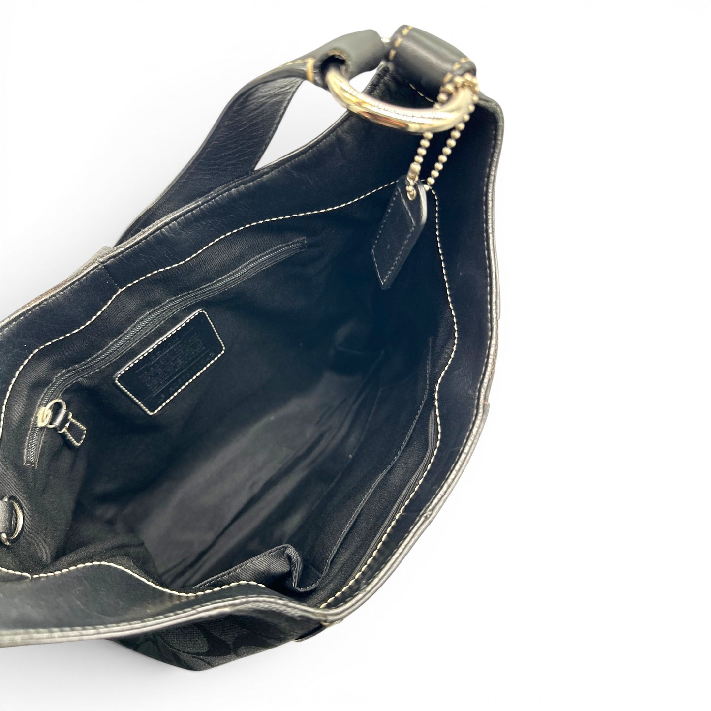 Sac bandoulière vintage Coach 10243 Hampton à clip