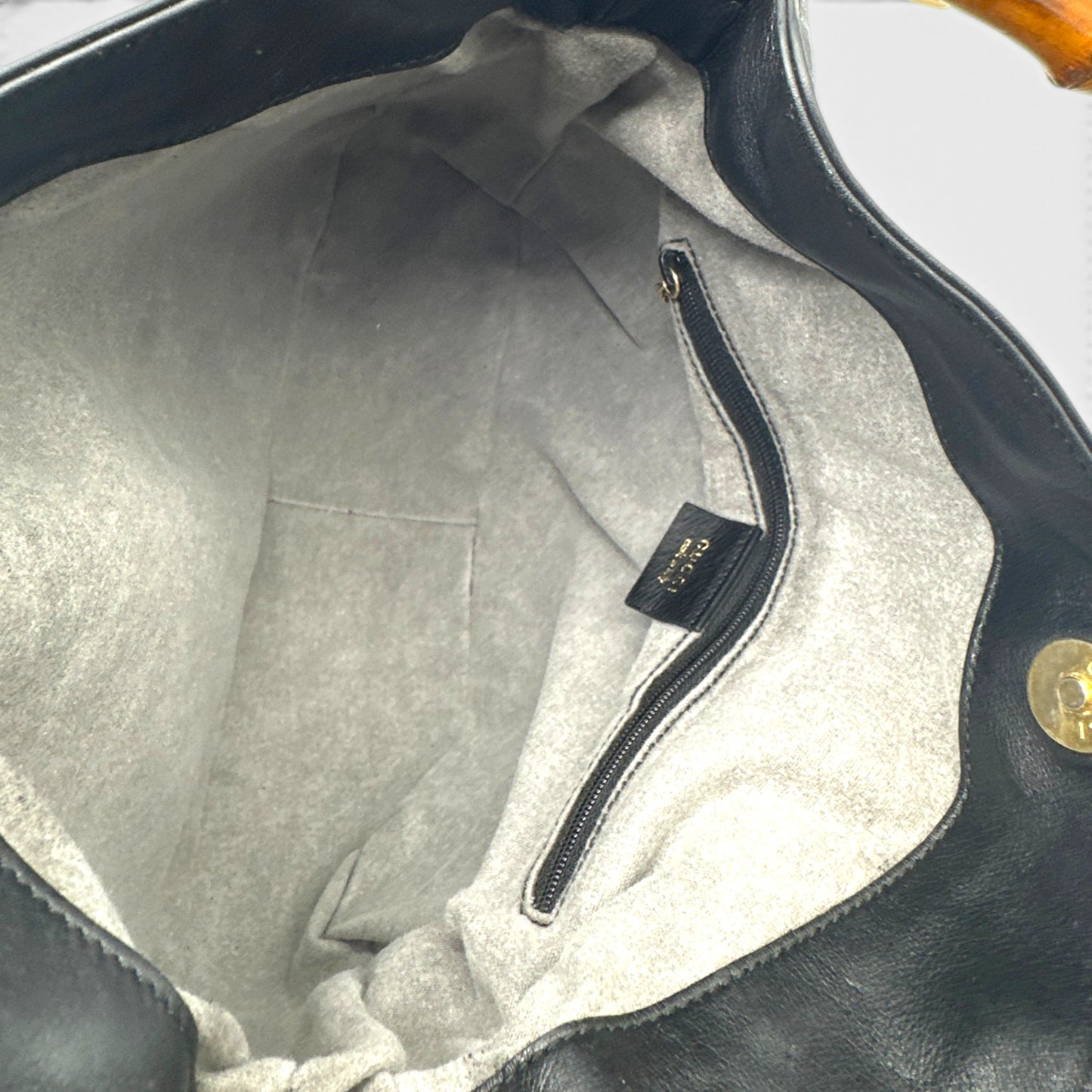 Vintage Gucci Bamboo 0012053 Schultertasche