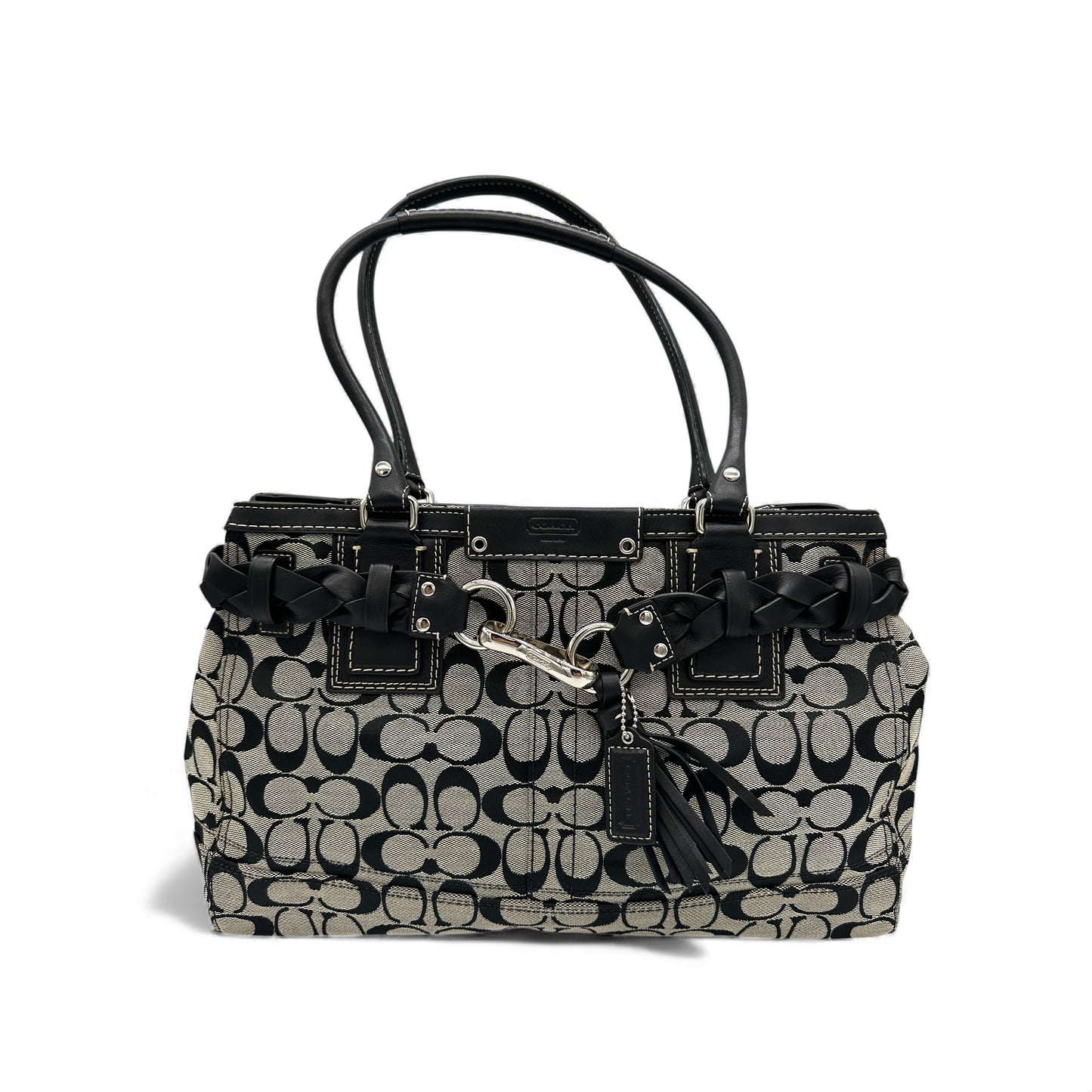 Vintage Coach F13068 Hampton Clip Handtasche