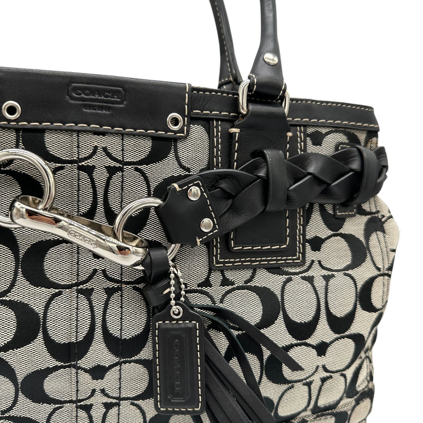 Vintage Coach F13068 Hampton Clip Handtasche