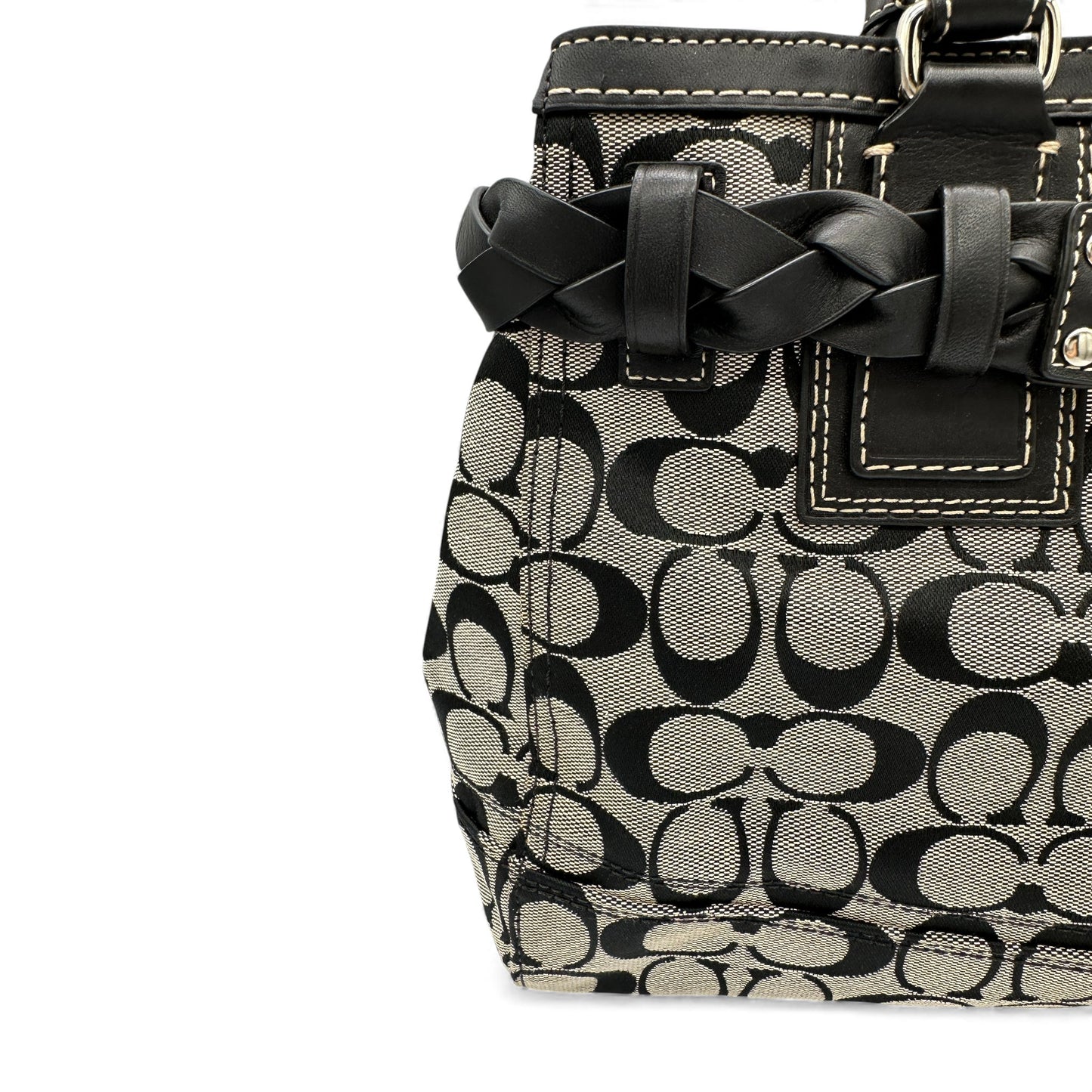 Vintage Coach F13068 Hampton Clip Handtasche