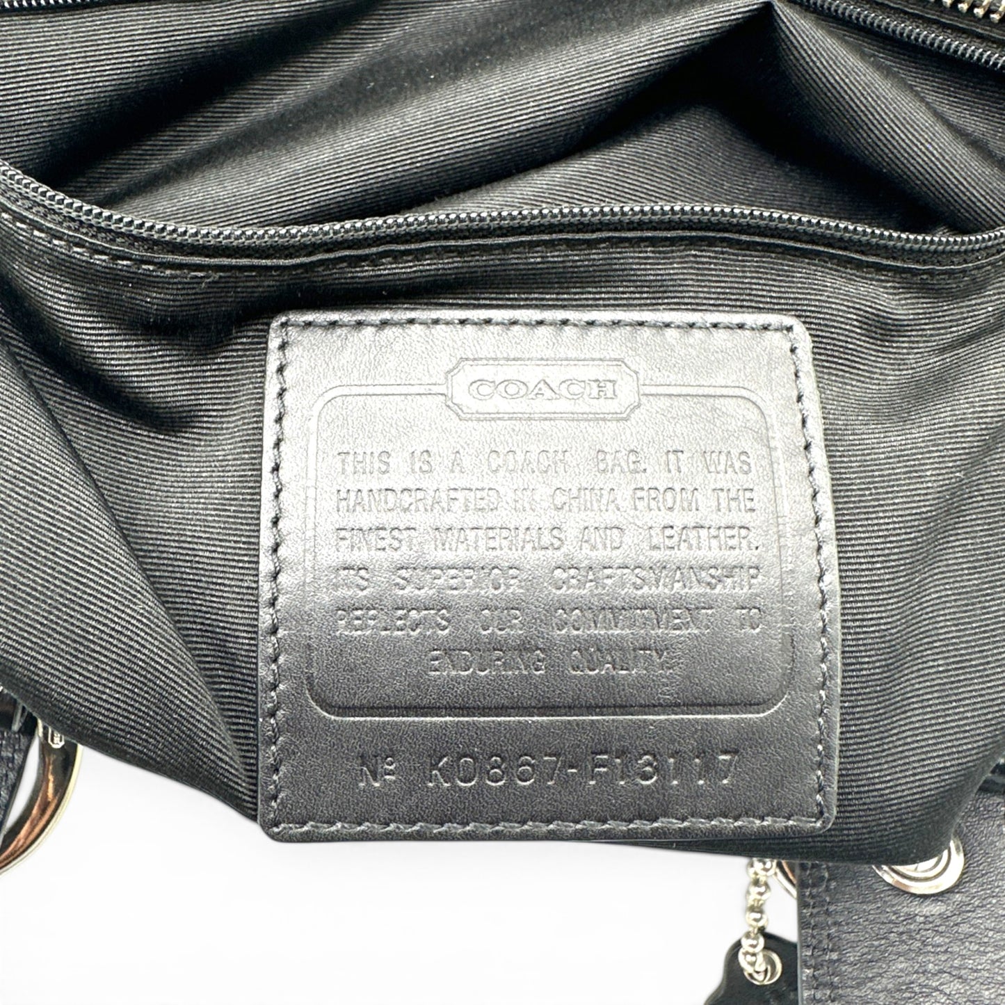 Sac bandoulière vintage Coach F13113 Soho vert monogrammé