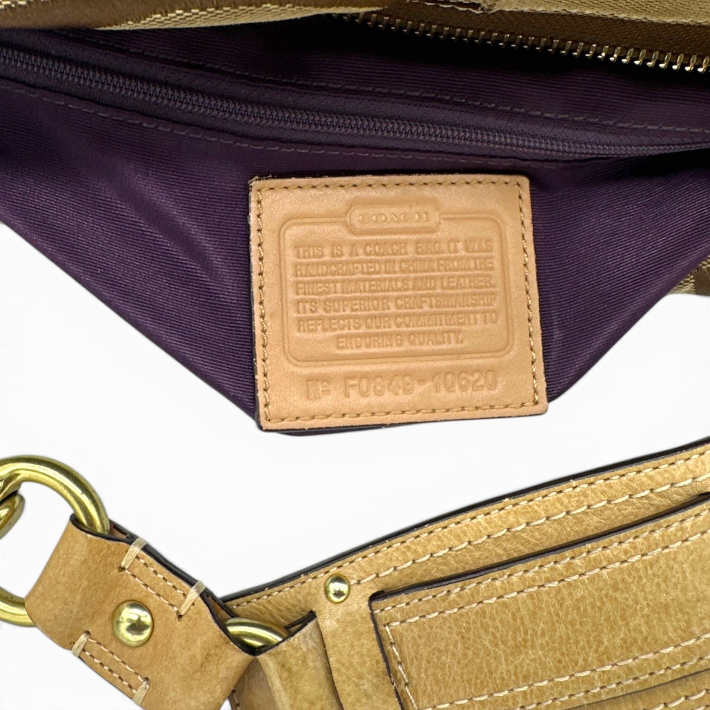 Vintage Coach 10620 Large Carly Shoulder Bag