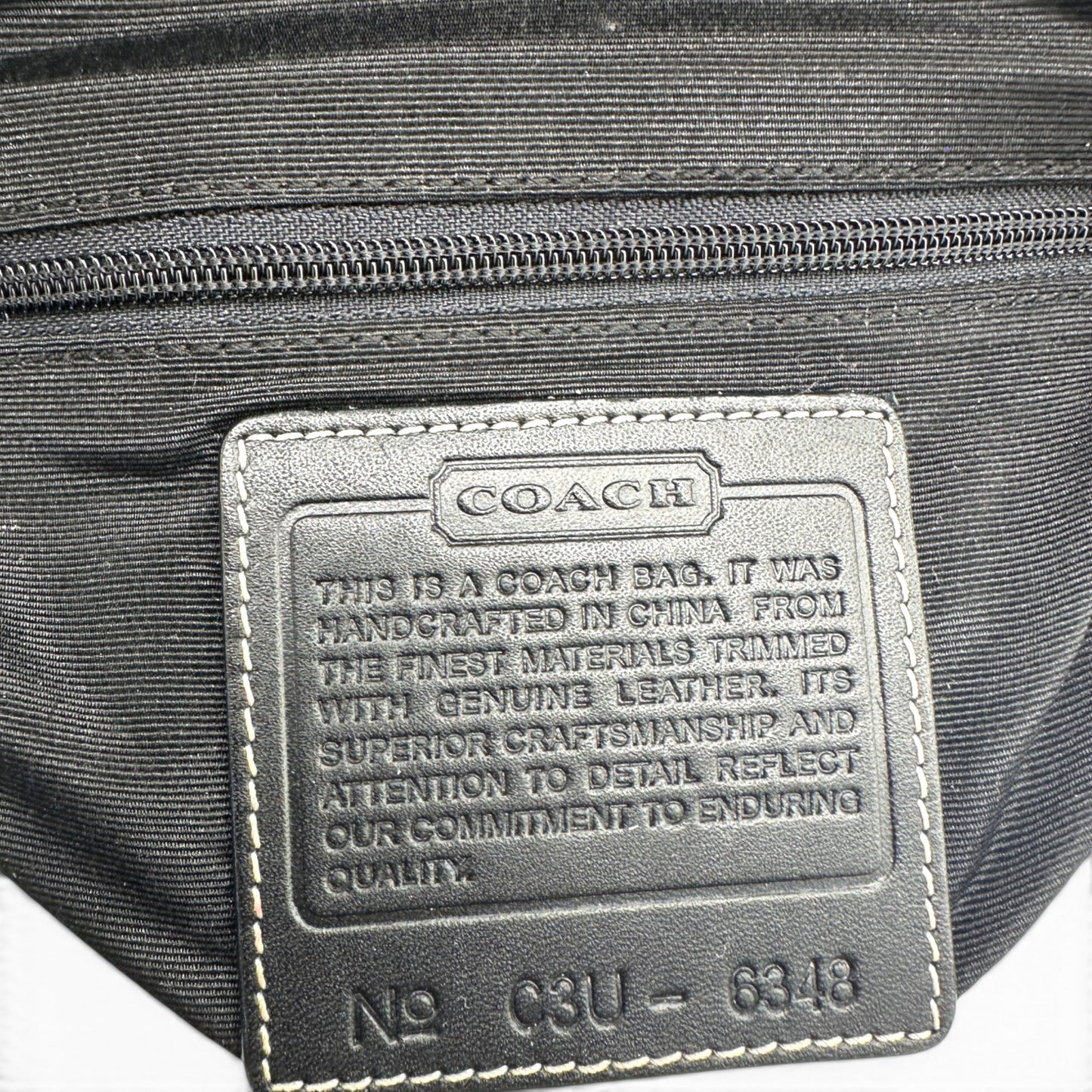 Vintage Coach 6348 Hampton Clip Shoulder Bag