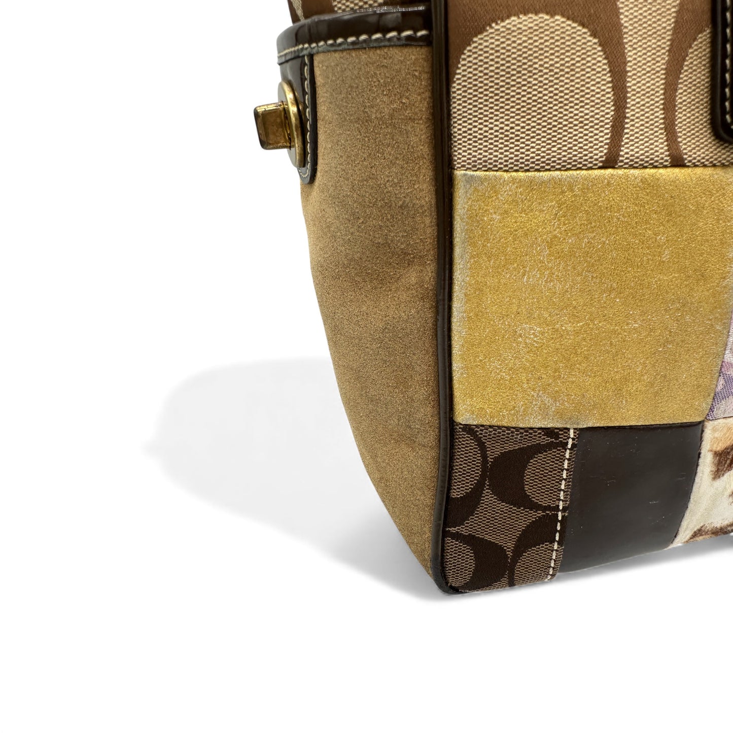 Vintage Coach 9499 Limited Edition Patchwork Tote Bag