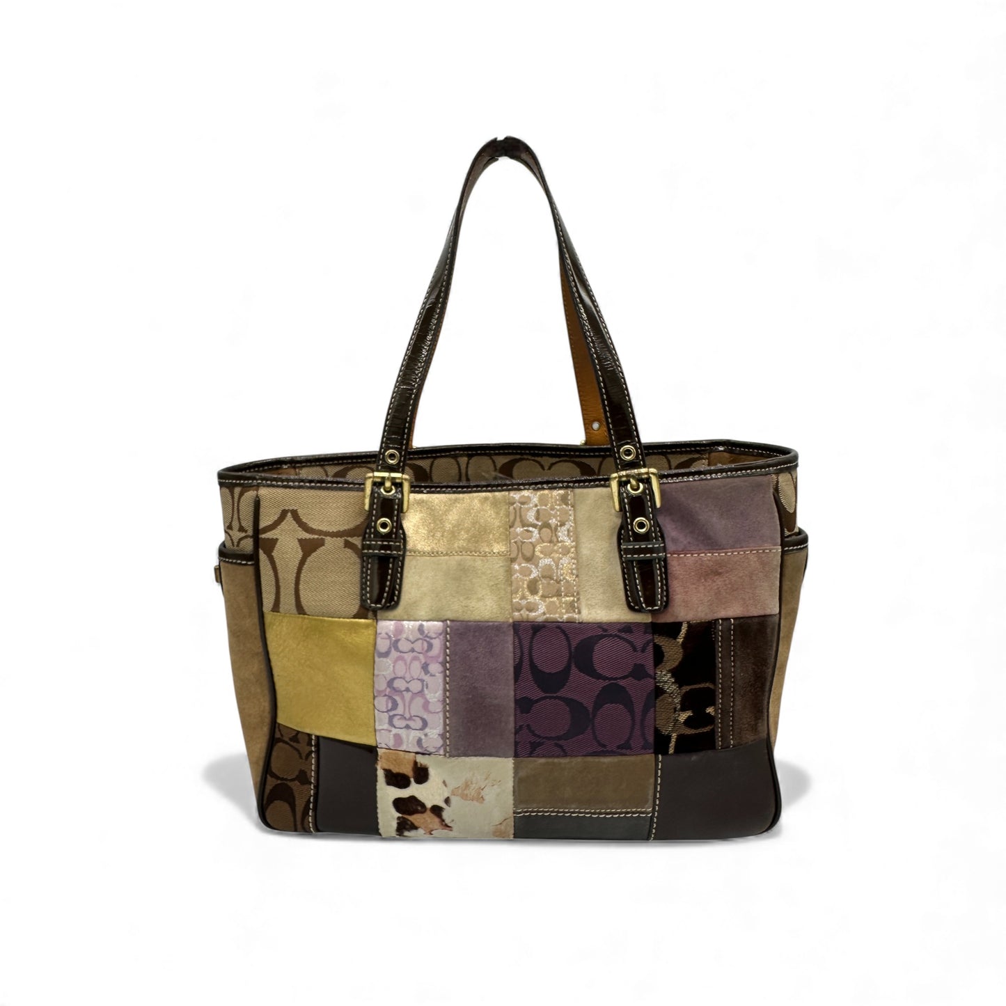 Vintage Coach 9499 Limited Edition Patchwork Tote Bag