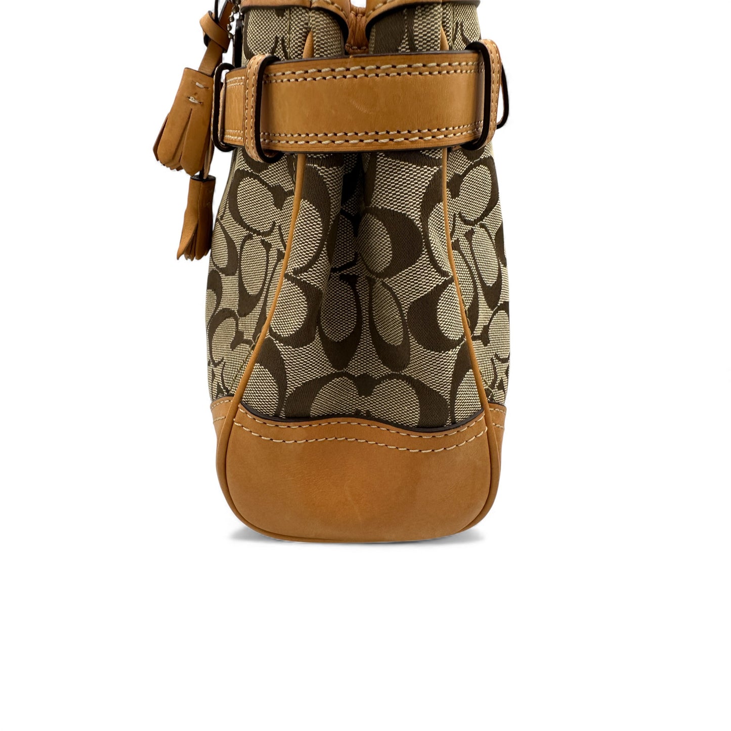 Vintage Coach F08K06 Hampton Clip Tote Handtasche