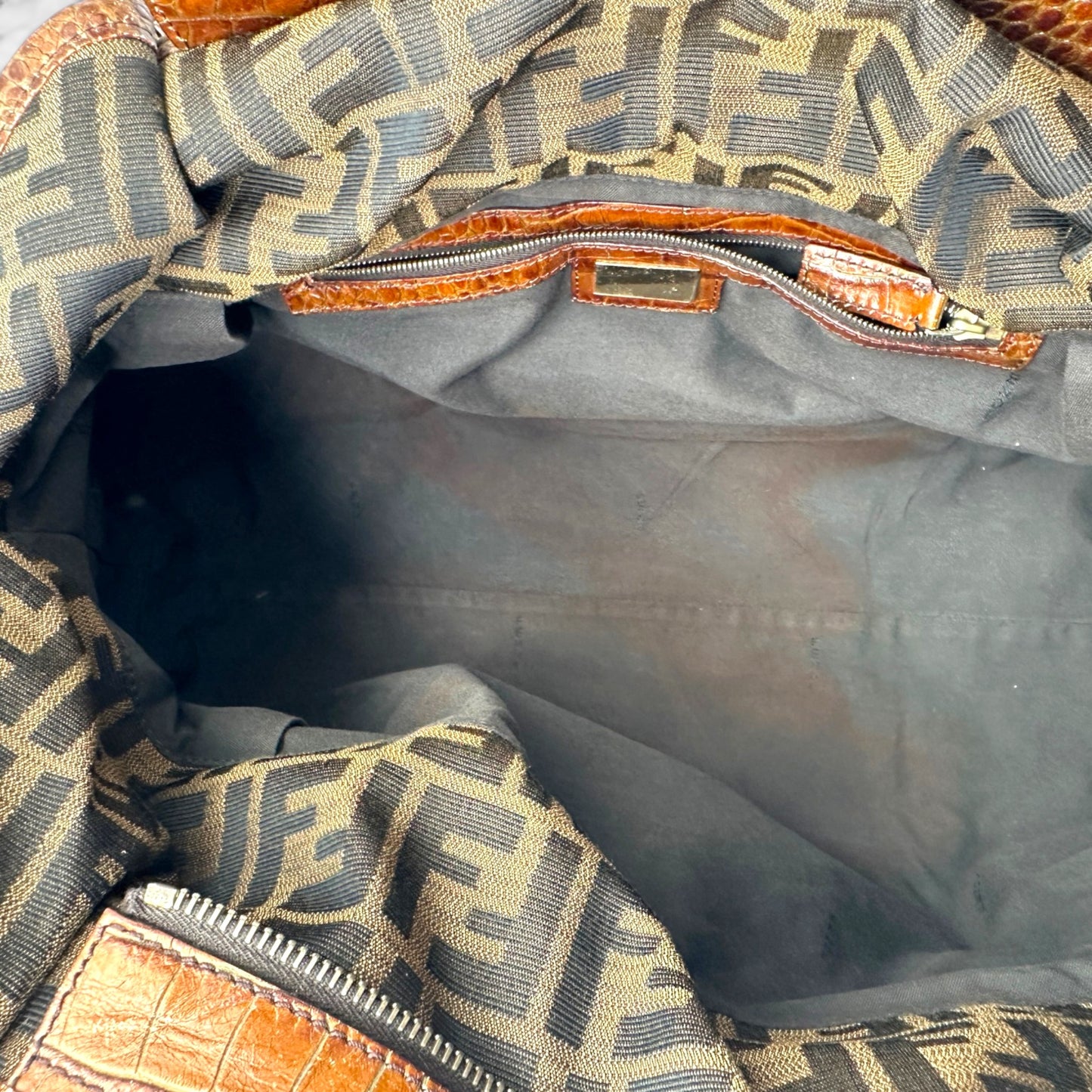 Vintage Fendi Zucca Chef Tote